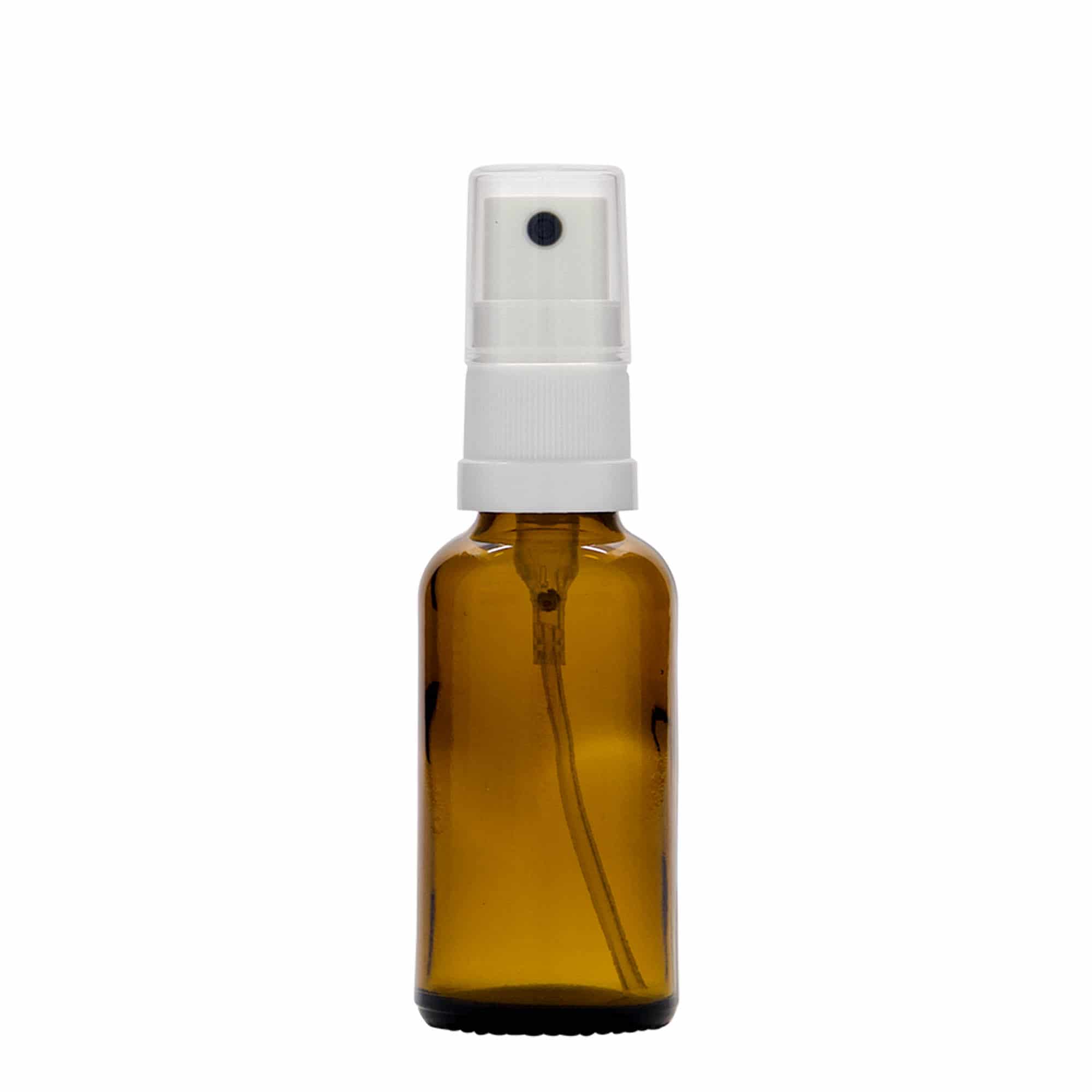 30 ml steklenica z razpršilnikom za zdravila, steklo, rjava, ustje: DIN 18 30 ml steklenica z razpršilnikom za zdravila, steklo, rjava, ustje: DIN 18