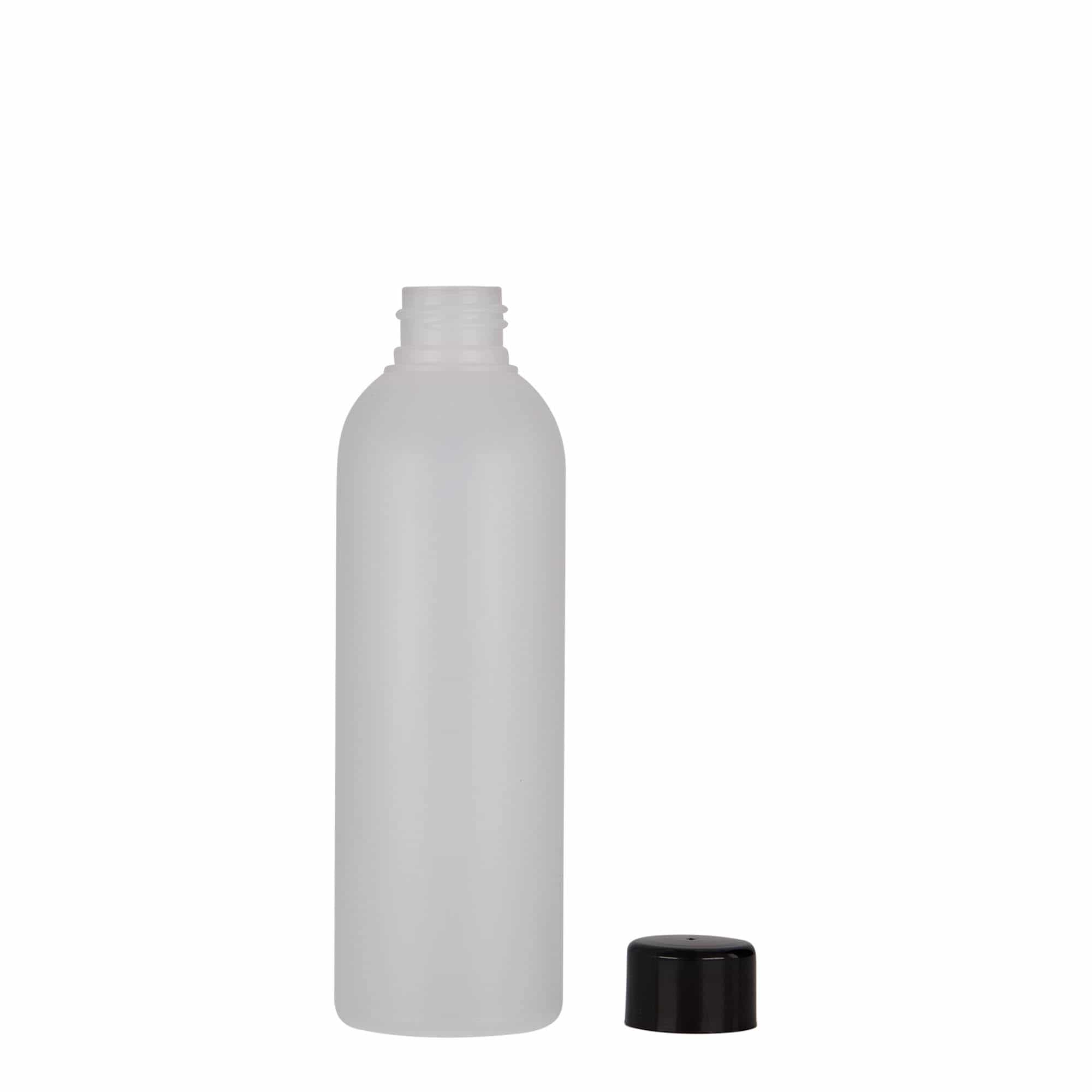 200 ml plastična steklenica »Tuffy«, HDPE, naravna, ustje: GPI 24/410