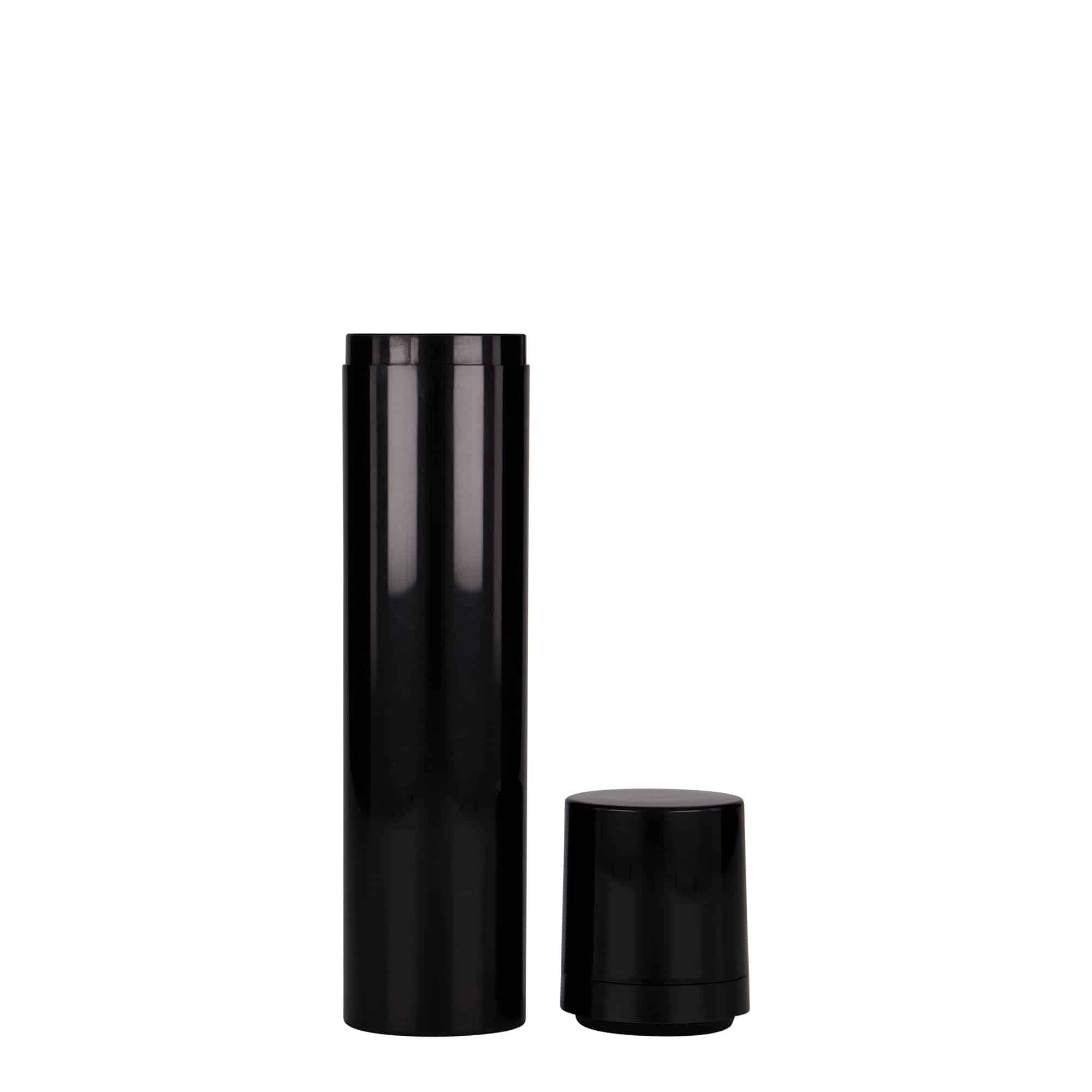 100 ml brezzračni dozirnik »Mezzo«, plastika PP, črna