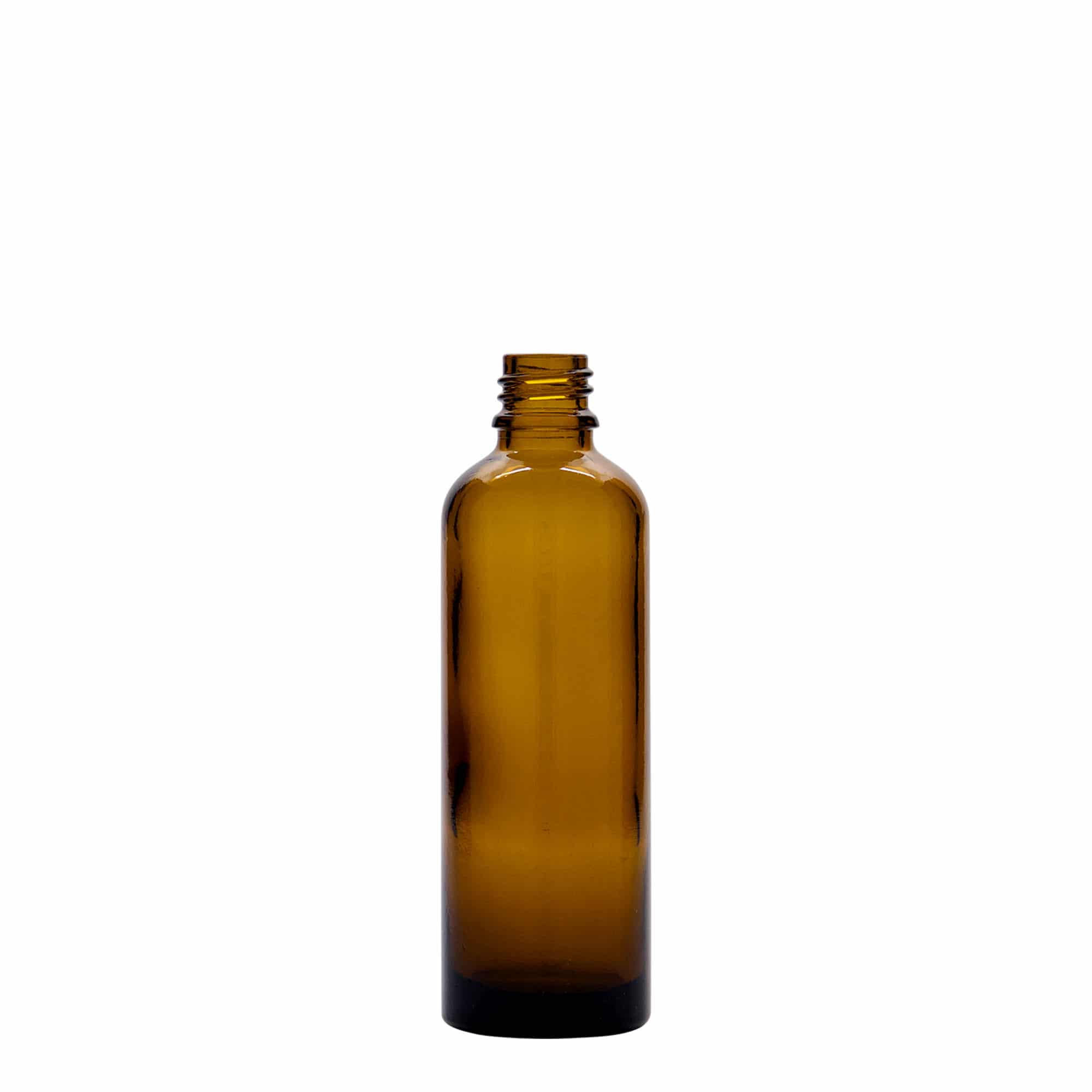 75 ml steklenica za zdravila, steklo, rjava, ustje: DIN 18 75 ml steklenica za zdravila, steklo, rjava, ustje: DIN 18