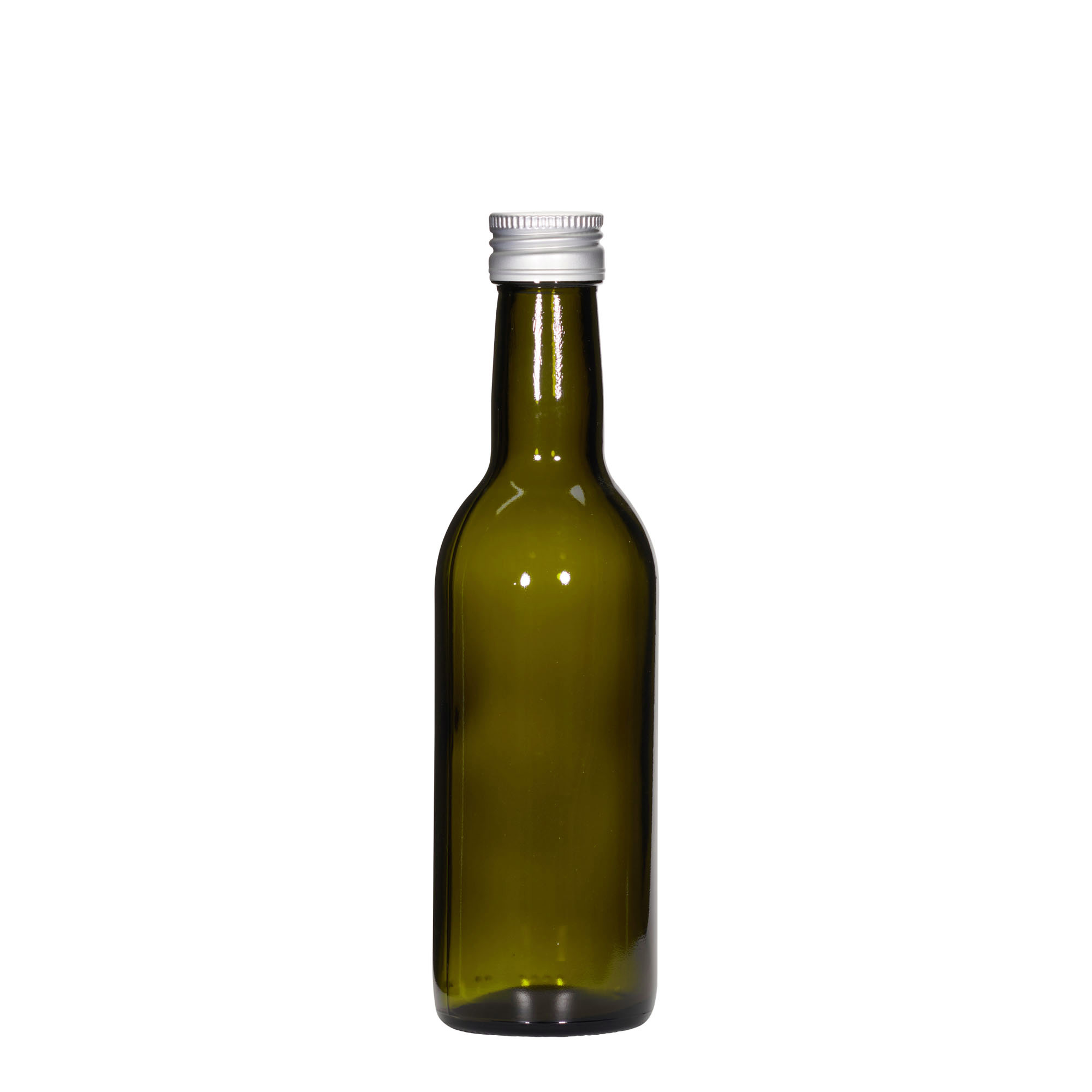 250 ml steklenica 'Bordeaux', starozelena, odprtina: PP 28 250 ml steklenica 'Bordeaux', starozelena, odprtina: PP 28