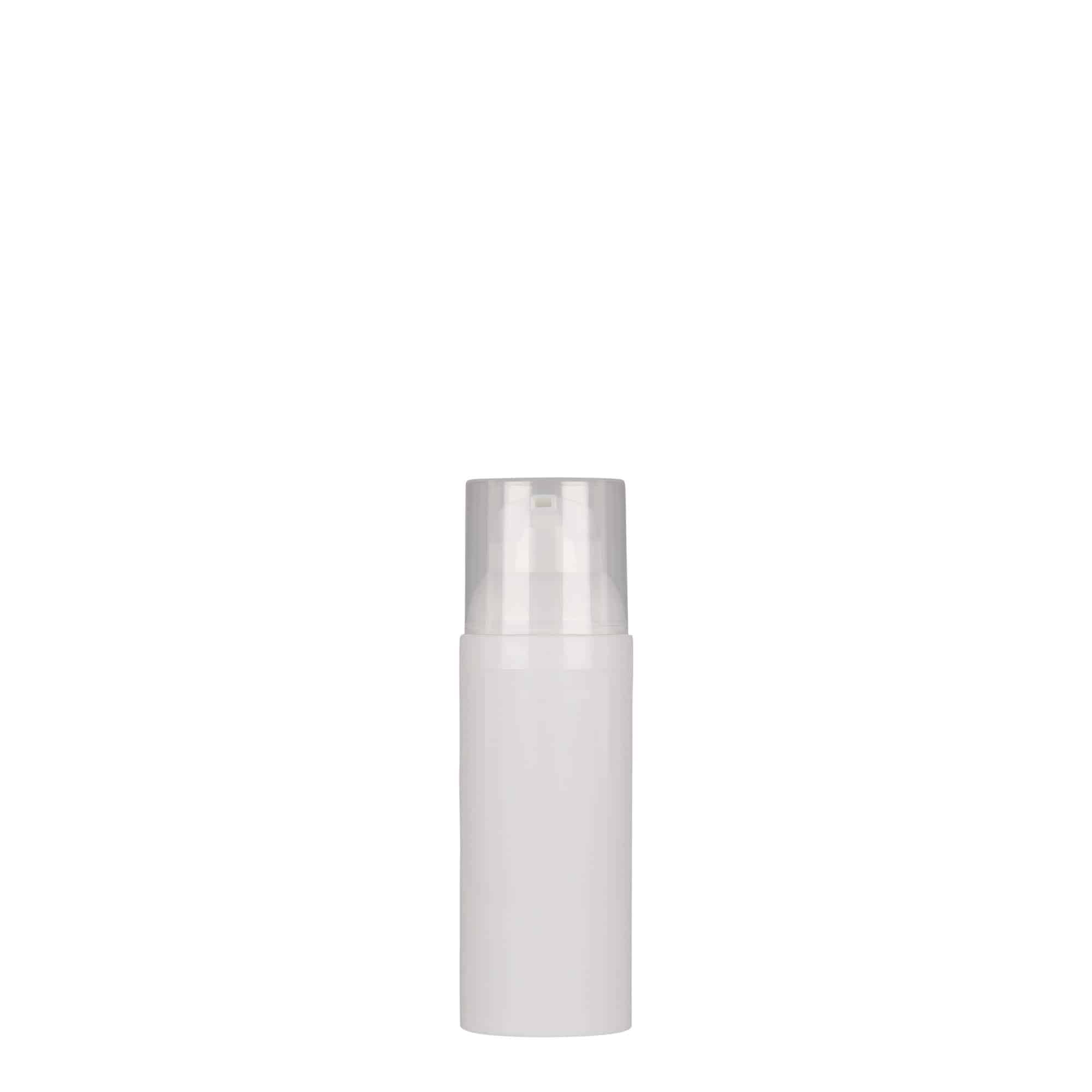 50 ml brezzračni dozirnik »Mezzo«, plastika PP, bela