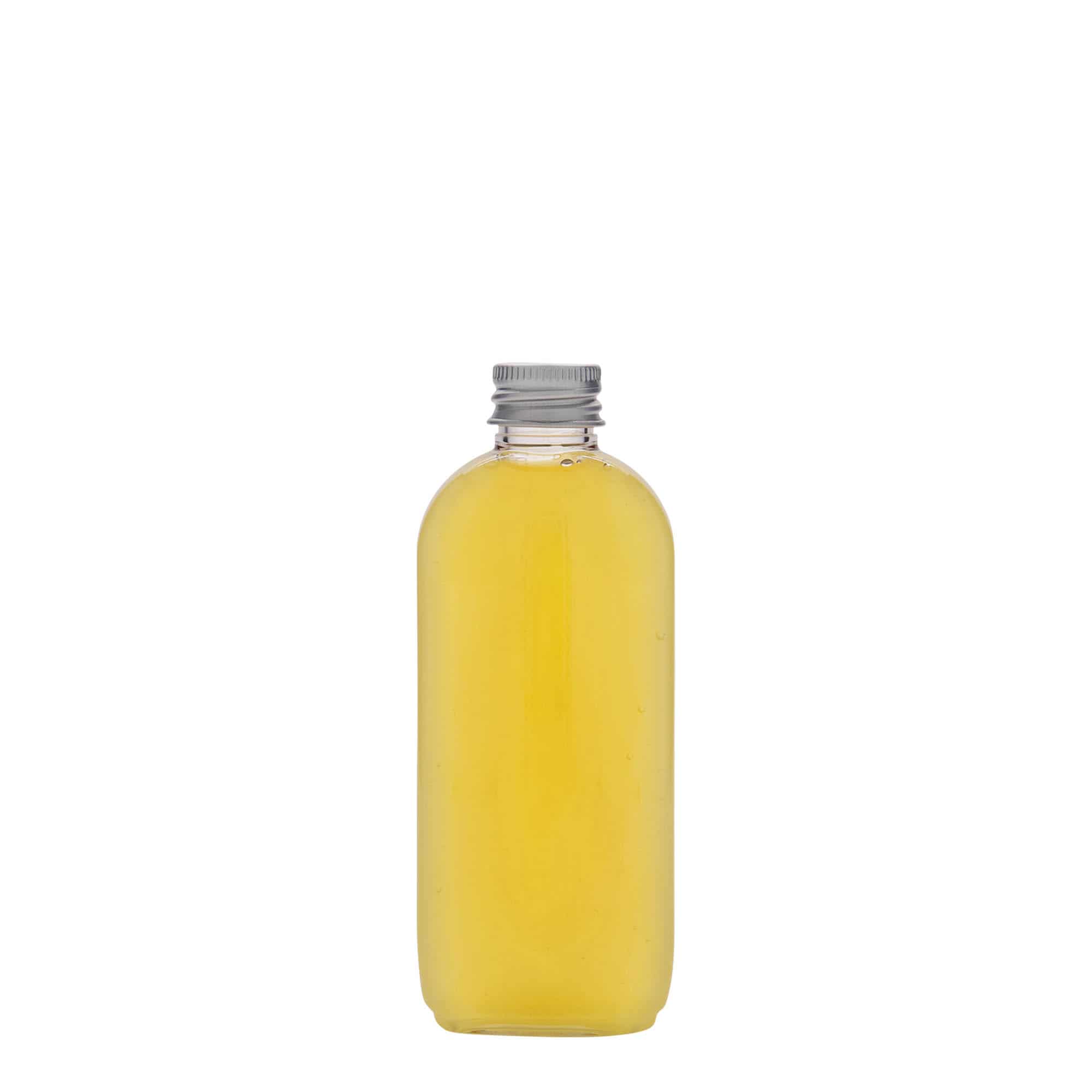100 ml PET-flaska 'Iris', ovalna, plastika, odprtina: 20/410