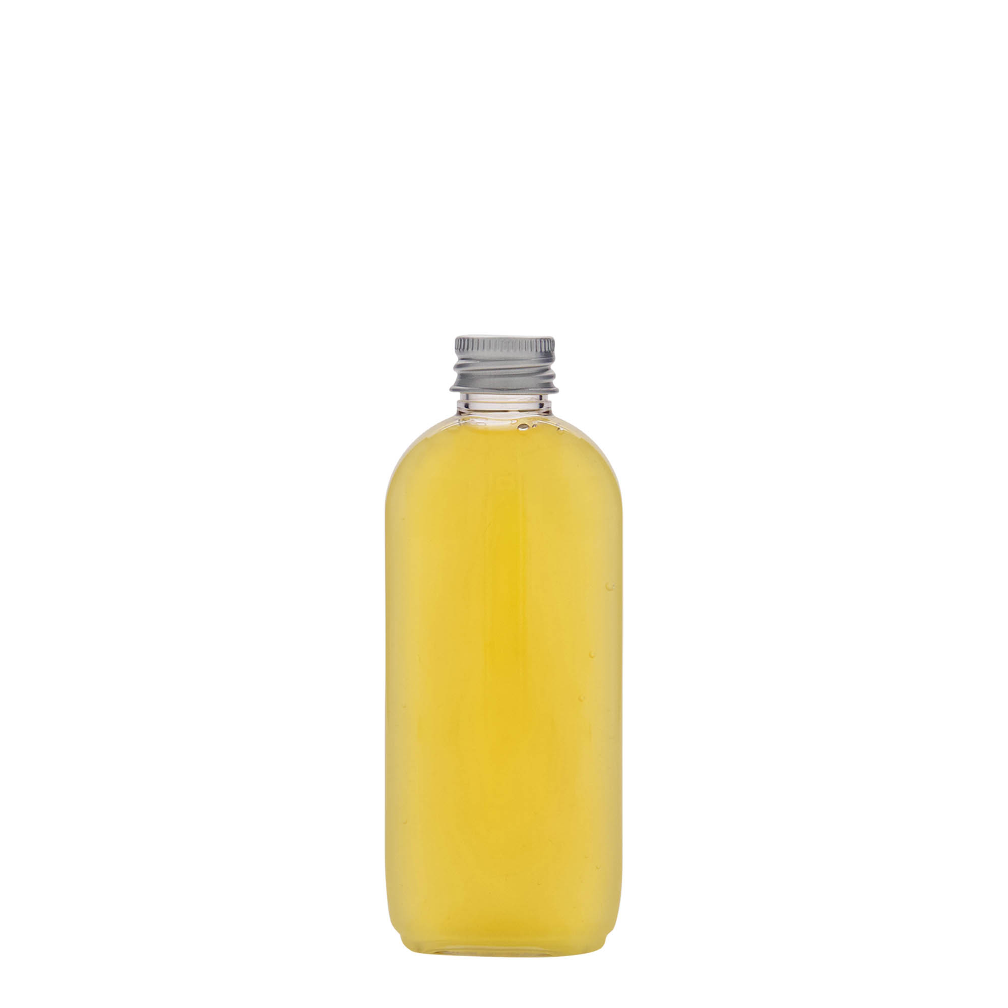 100 ml PET-flaska 'Iris', ovalna, plastika, odprtina: 20/410
