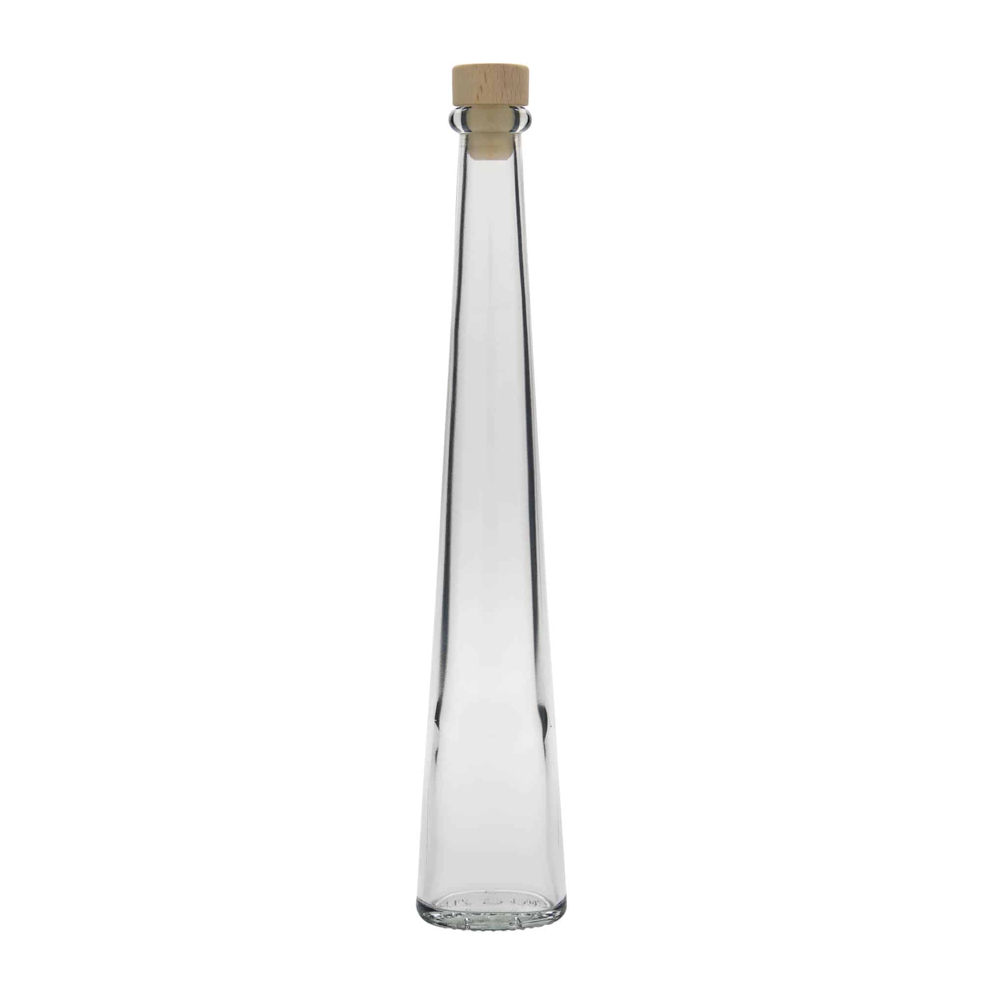 200 ml steklena steklenica »Dama Ovale«, ovalna, ustje: pluta