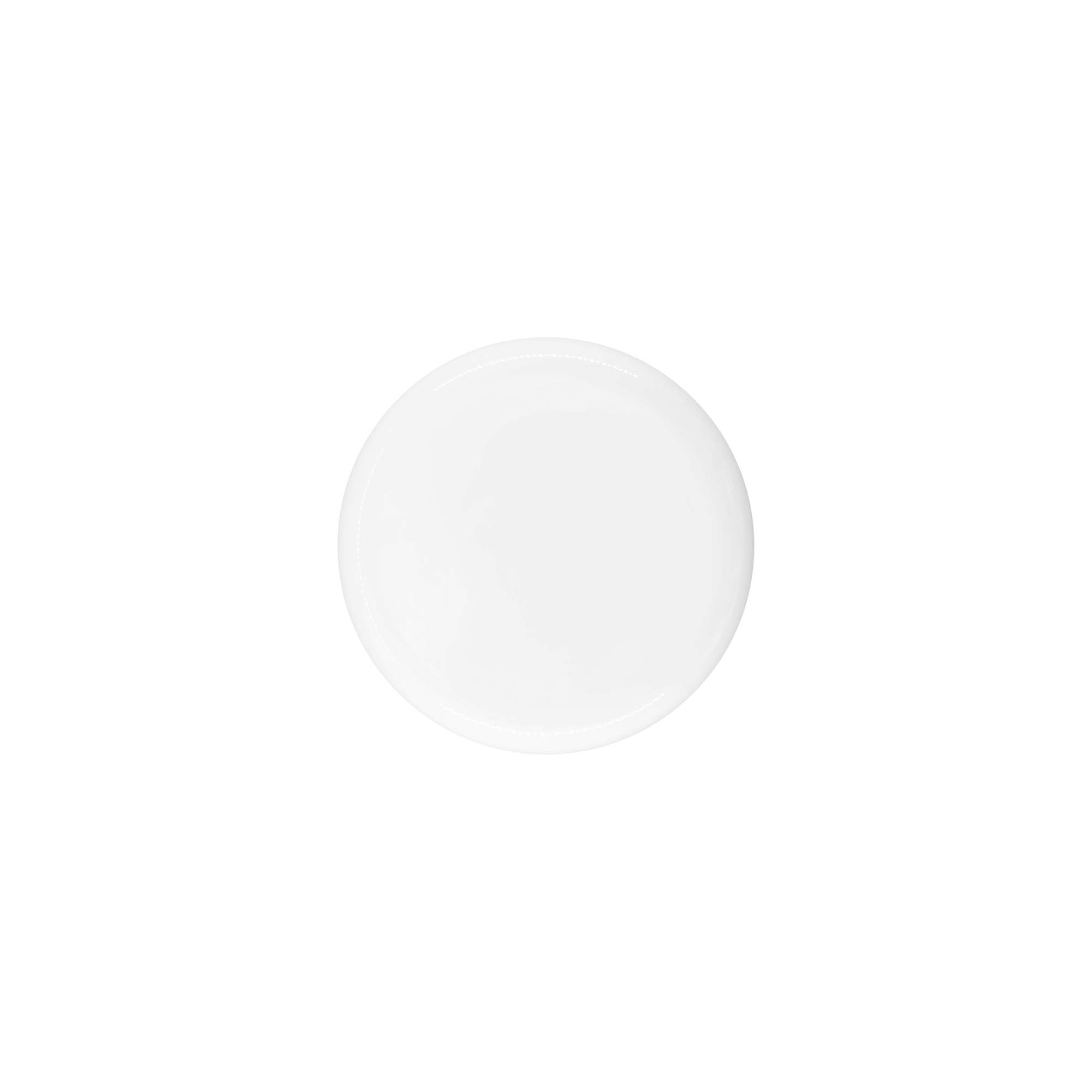 Zaviti pokrov za 50 ml 'Bianca', PP-plastika, bel