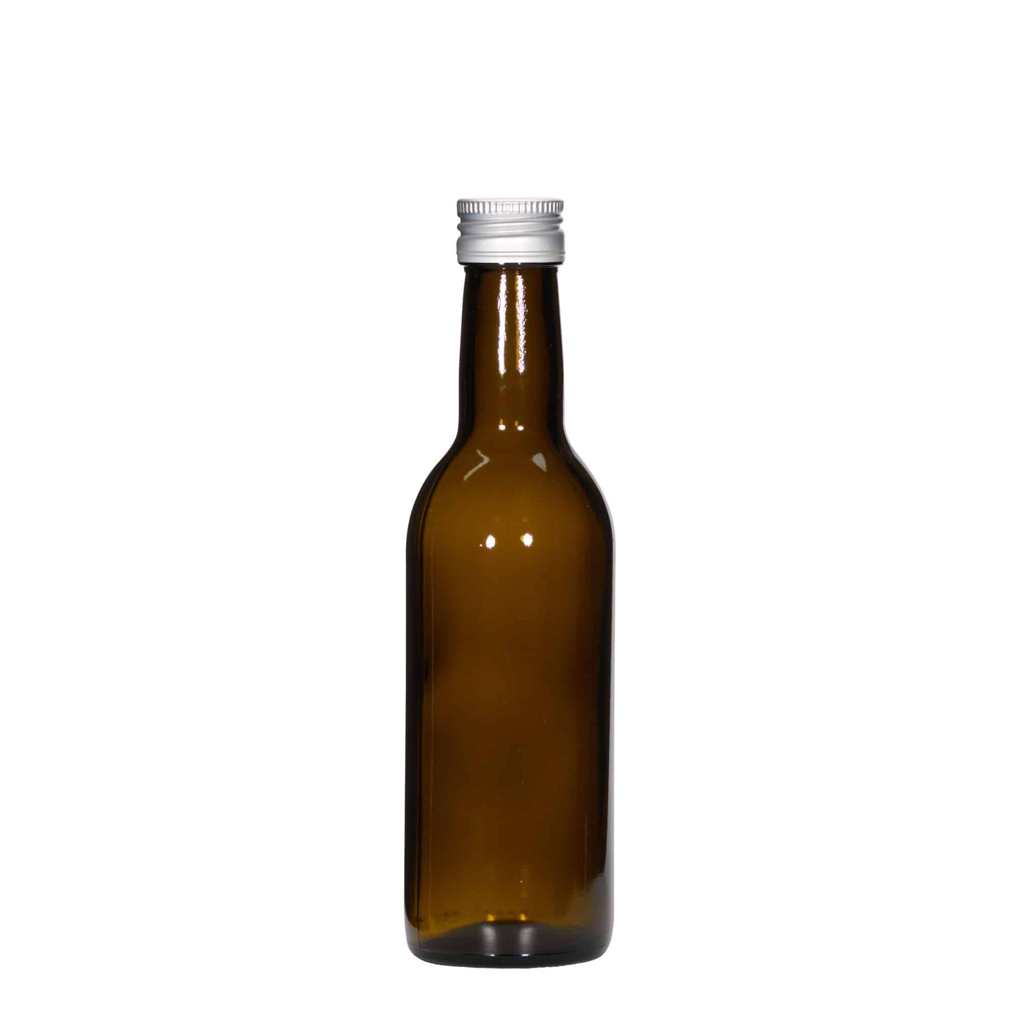 250 ml steklenica 'Bordeaux', starozelena, odprtina: PP 28