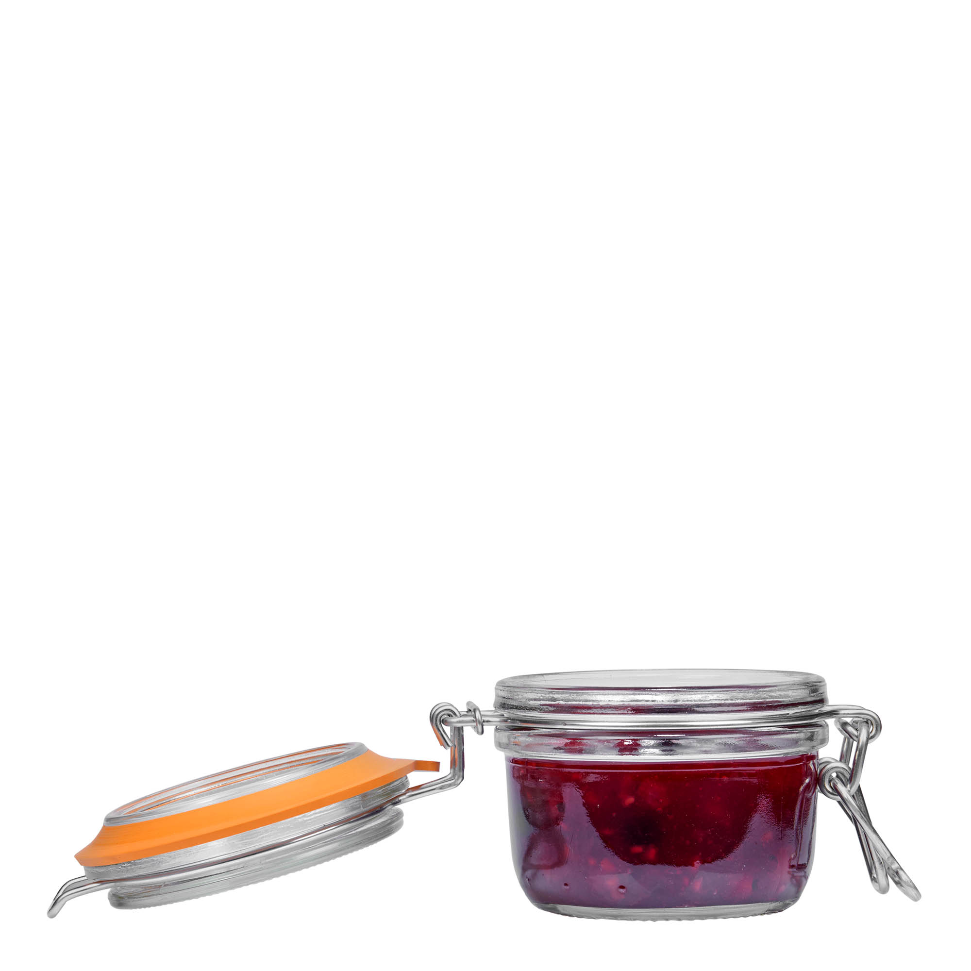 125 ml steklen kozarec z žičnim zaponkom 'Le Parfait Super Terrine', odprtina: žični zaponk 125 ml steklen kozarec z žičnim zaponkom 'Le Parfait Super Terrine', odprtina: žični zaponk