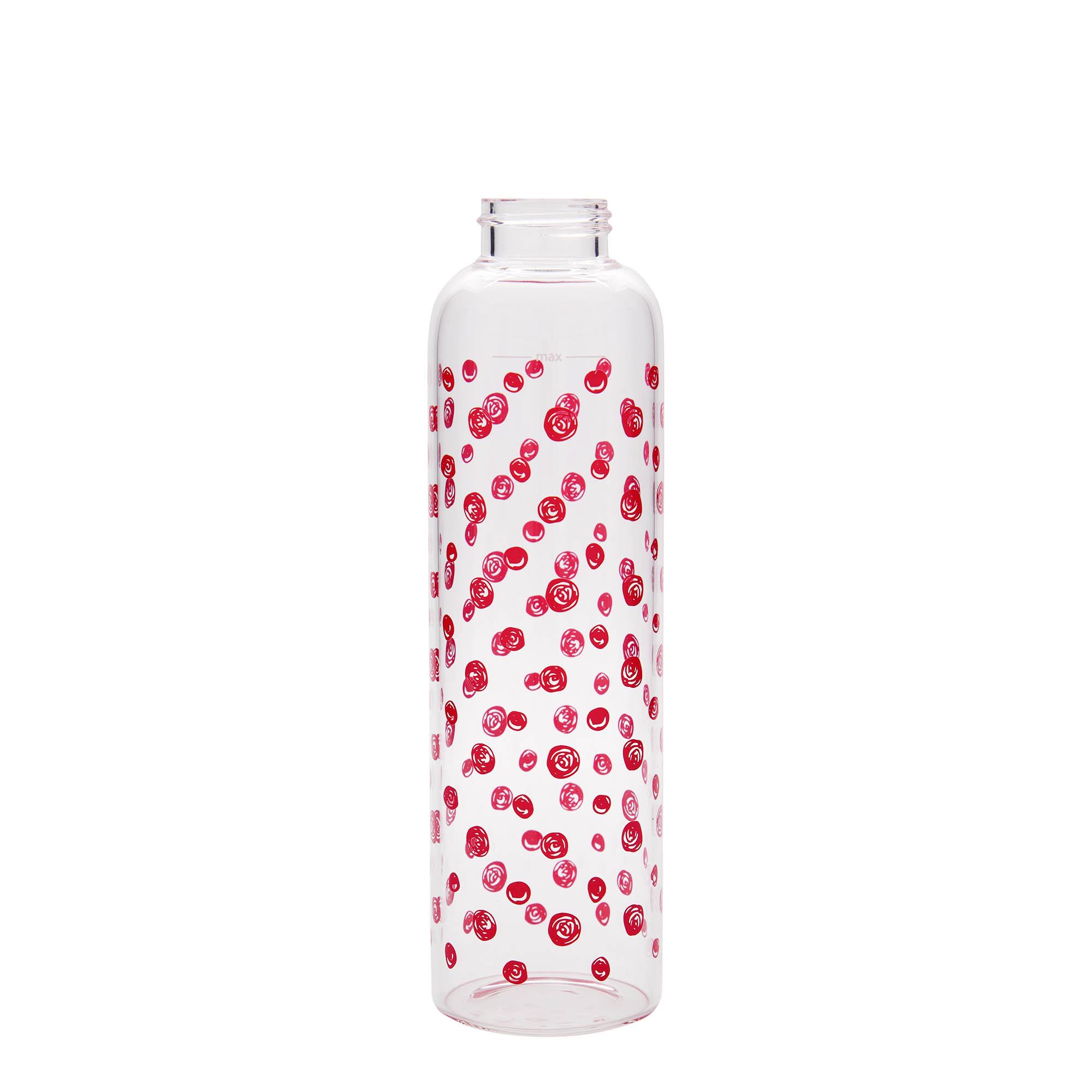 500 ml steklenica za pitje 'Perseus - Rdeče pike', odprtina: navojni zamašek 500 ml steklenica za pitje 'Perseus - Rdeče pike', odprtina: navojni zamašek