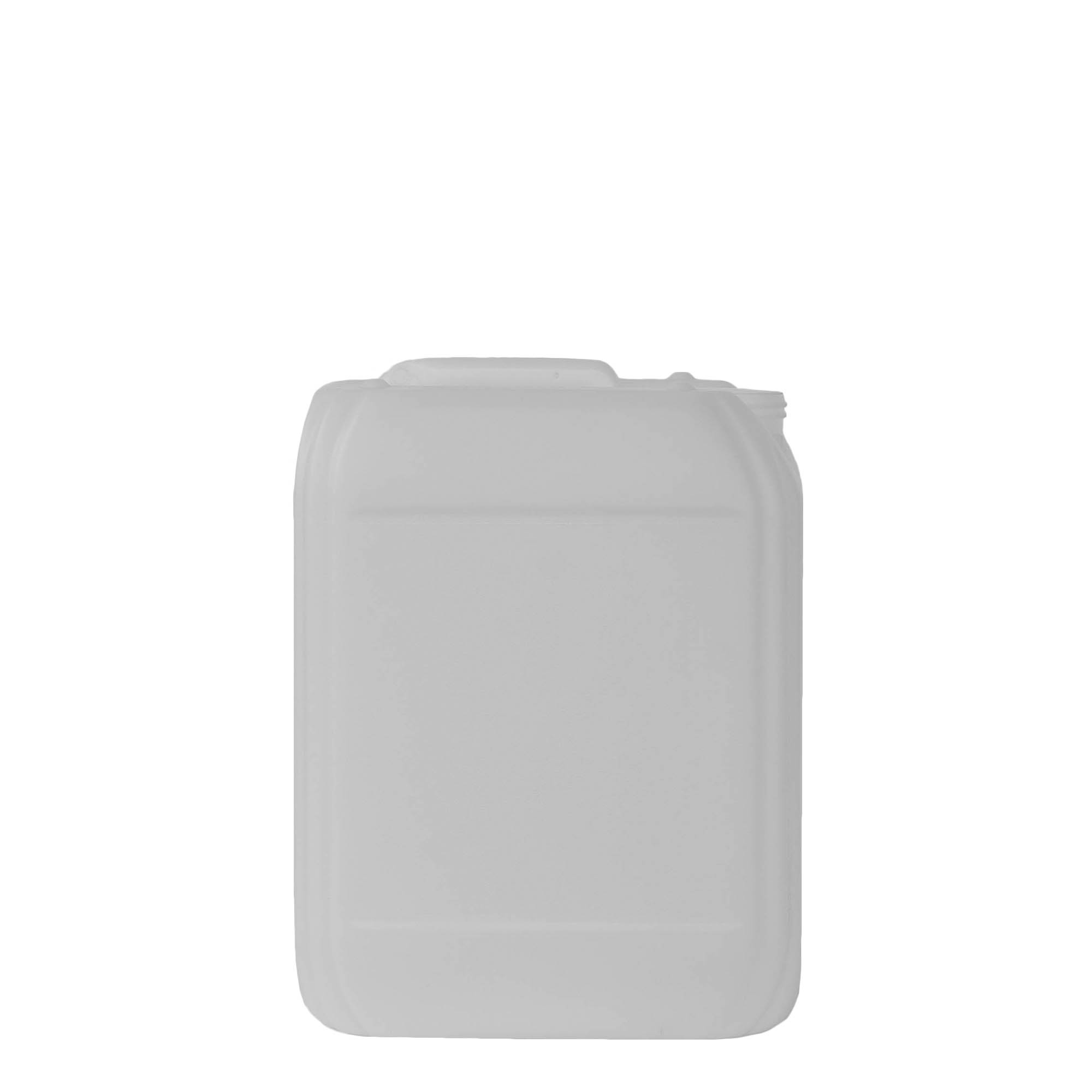 10 l kanister, pravokoten, HDPE-plastika, naraven, odprtina: ND 55