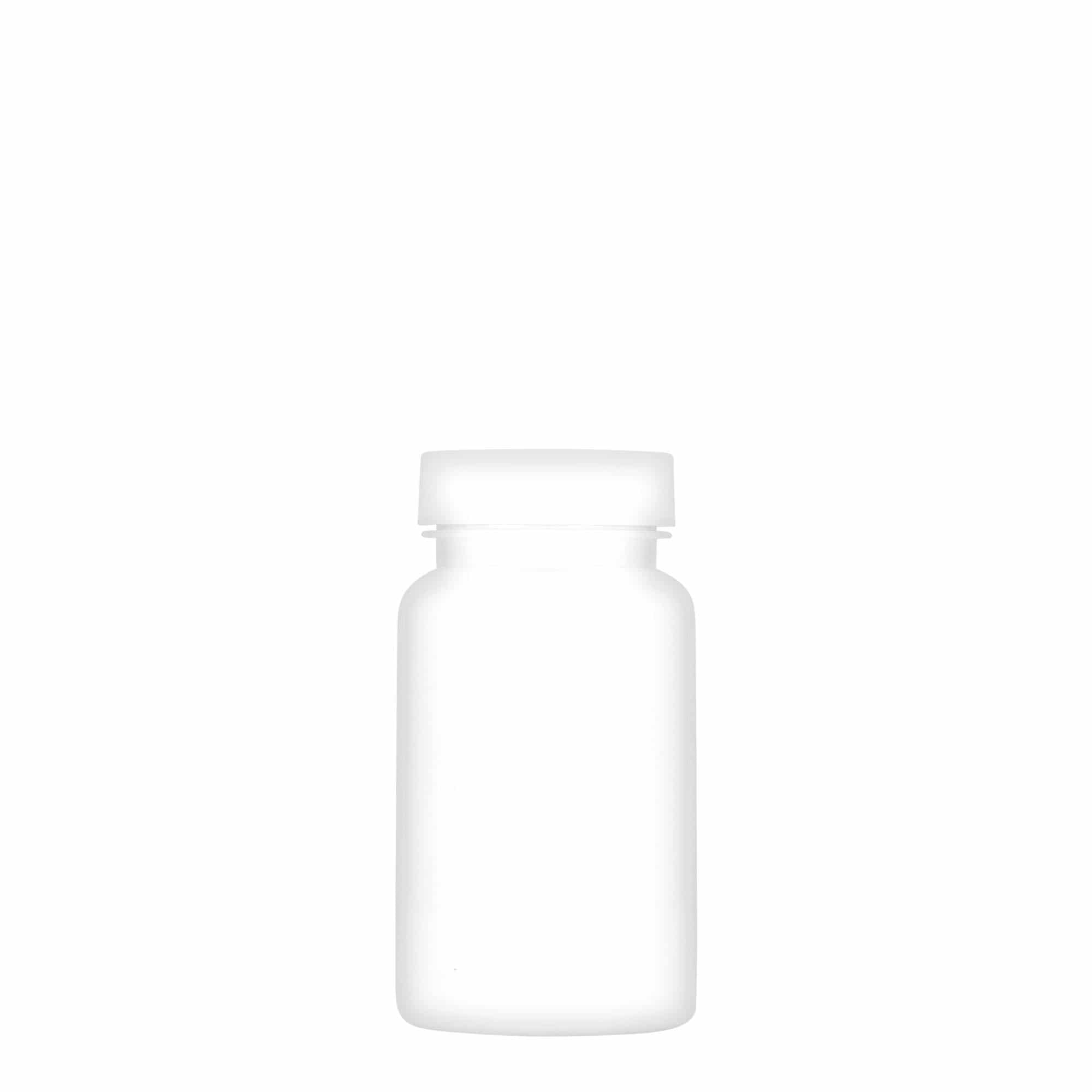 100 ml pakirna posodica PET, plastika, bela, ustje: GPI 38/400
