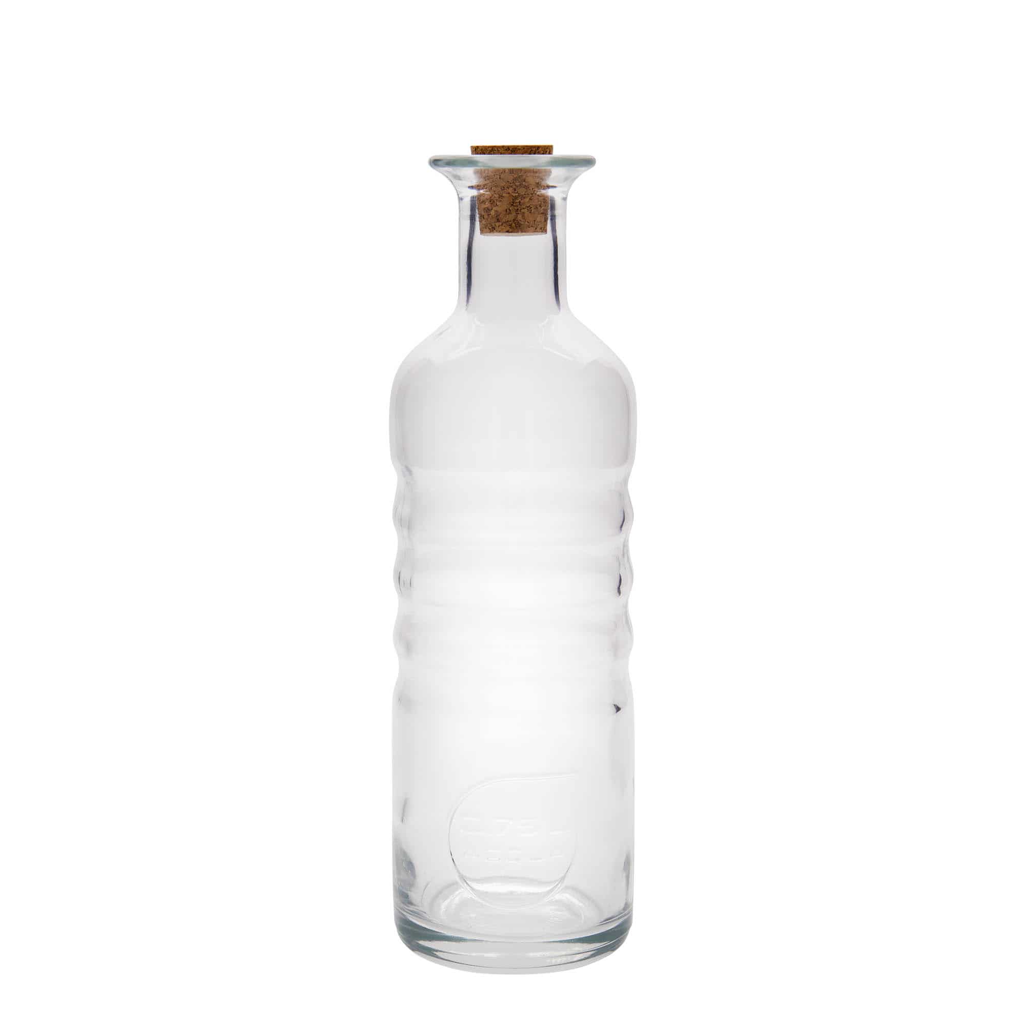 750 ml steklena steklenica »Optima Acqua«, ustje: pluta