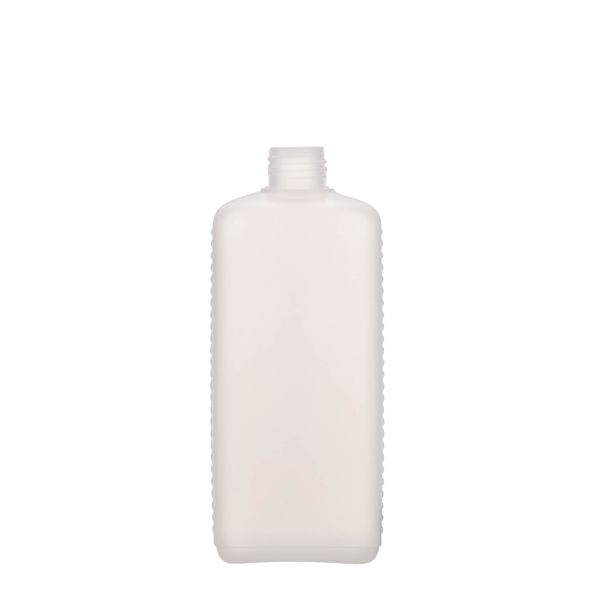 500 ml kanister steklenica, pravokotna, HDPE-plastika, naravna, odprtina: DIN 25 EPE 500 ml kanister steklenica, pravokotna, HDPE-plastika, naravna, odprtina: DIN 25 EPE