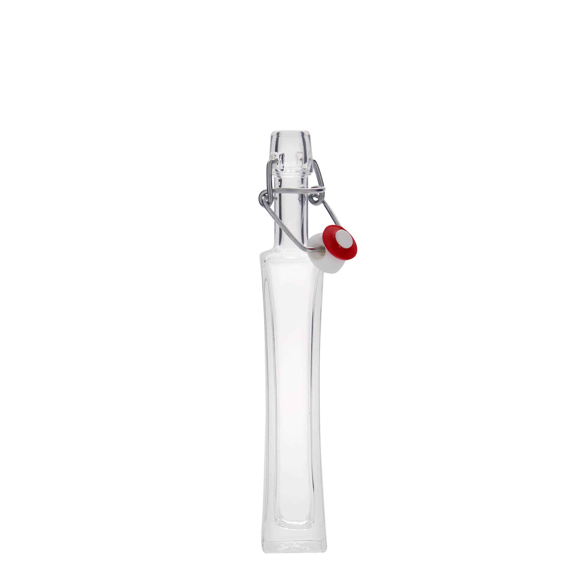 40 ml steklena steklenica »Koko«, kvadratna, ustje: zamašek s tesnilom 40 ml steklena steklenica »Koko«, kvadratna, ustje: zamašek s tesnilom