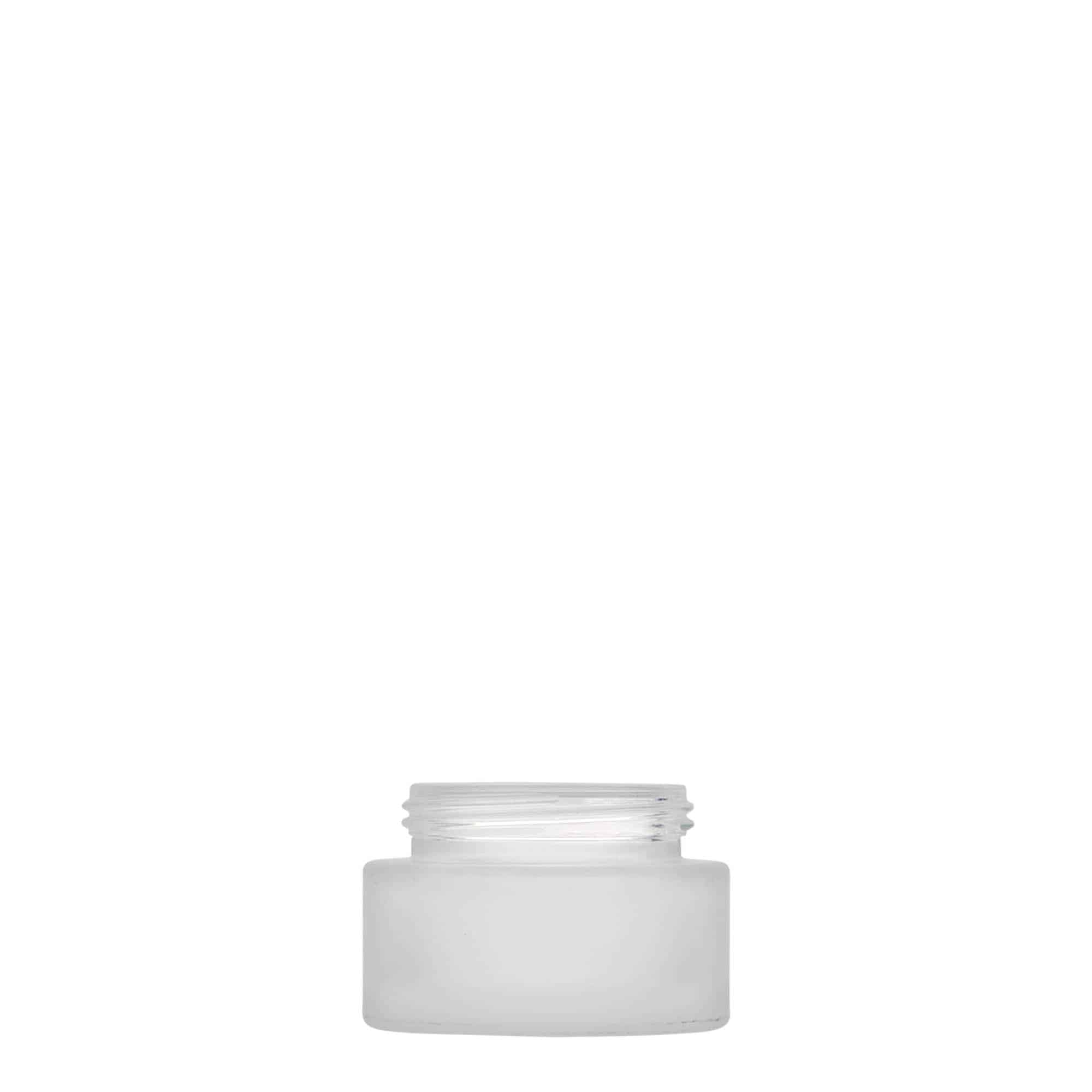 15 ml lonček »Platin Edition«, steklo, motno, ustje: navojni zamašek 15 ml lonček »Platin Edition«, steklo, motno, ustje: navojni zamašek