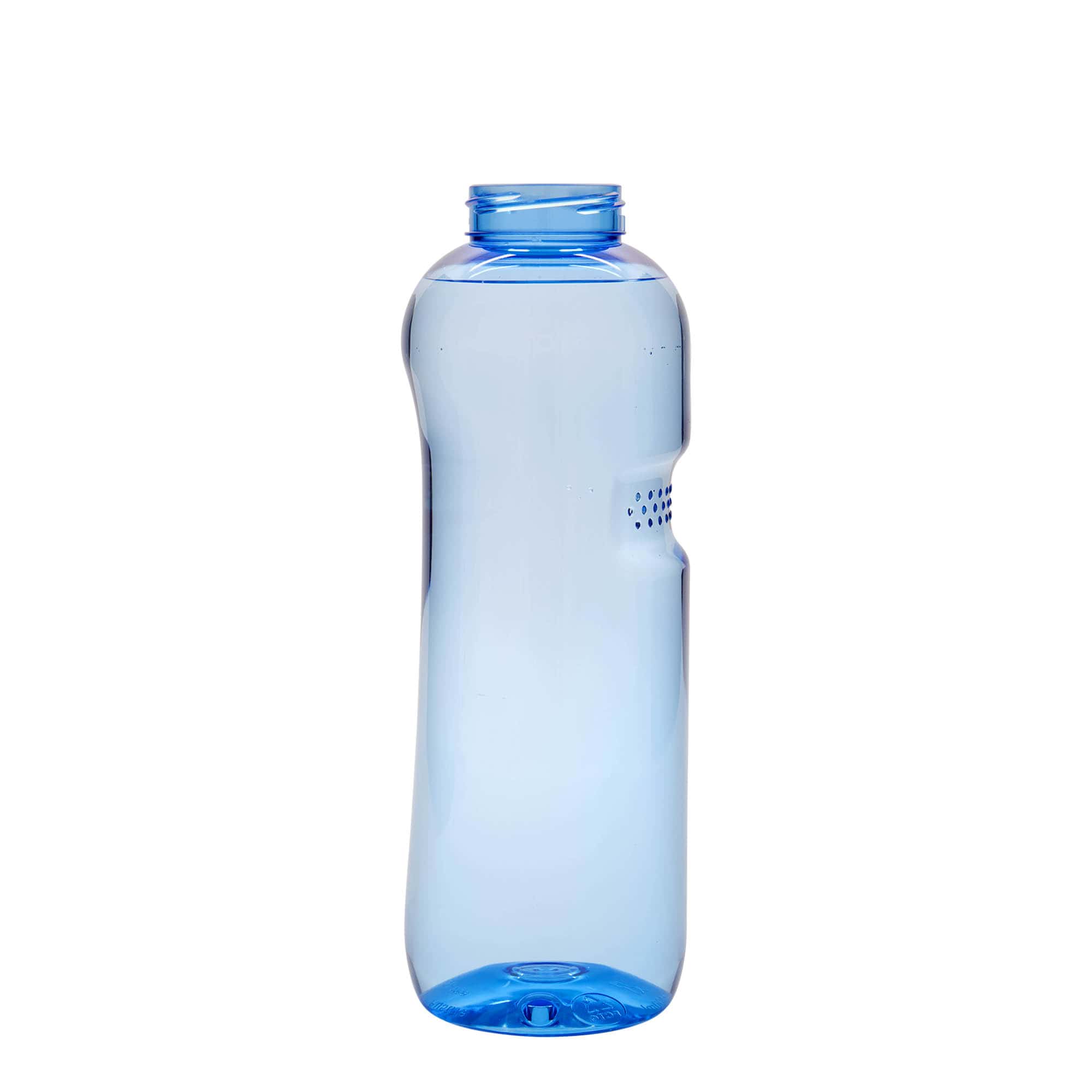 1.000 ml PET-pitna steklenica 'Kavodrink', plastika, modra