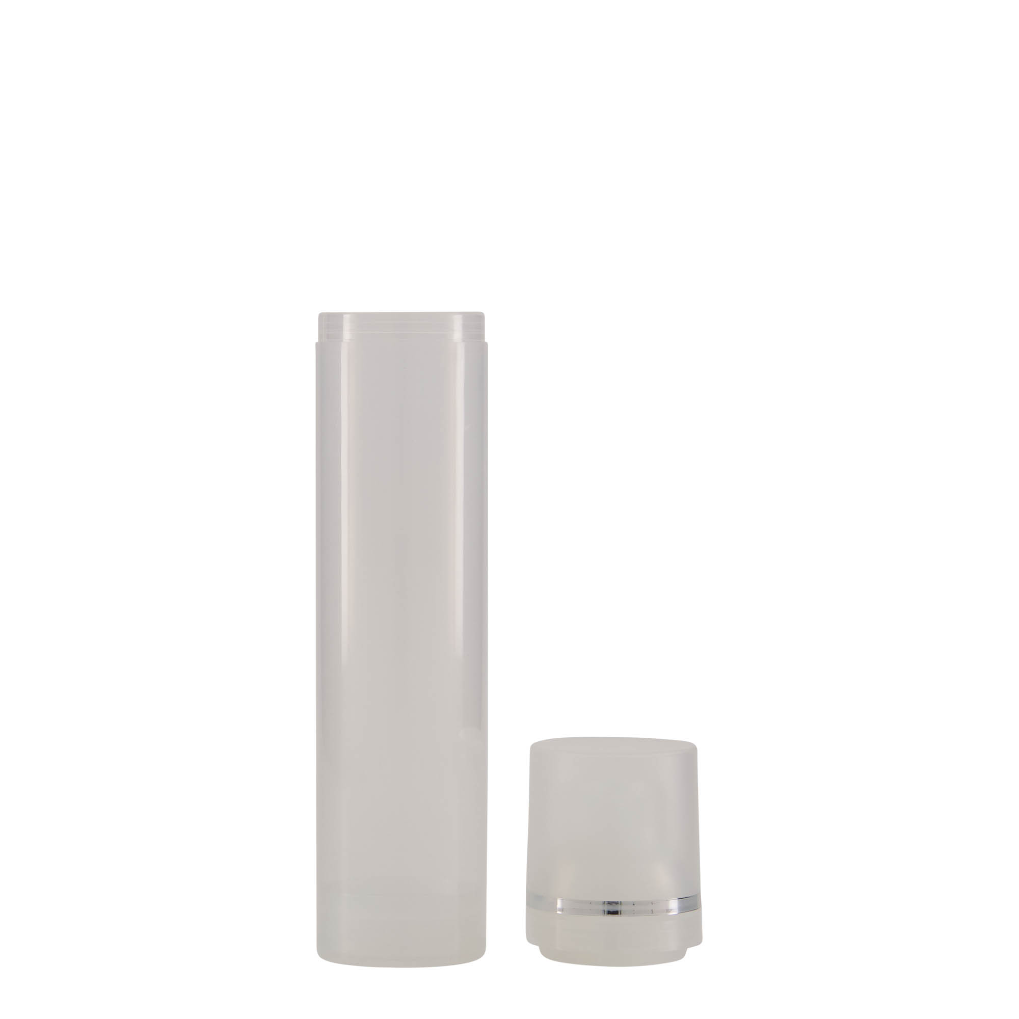 100 ml Airless dozirnik 'Mezzo', PP-plastika, naraven