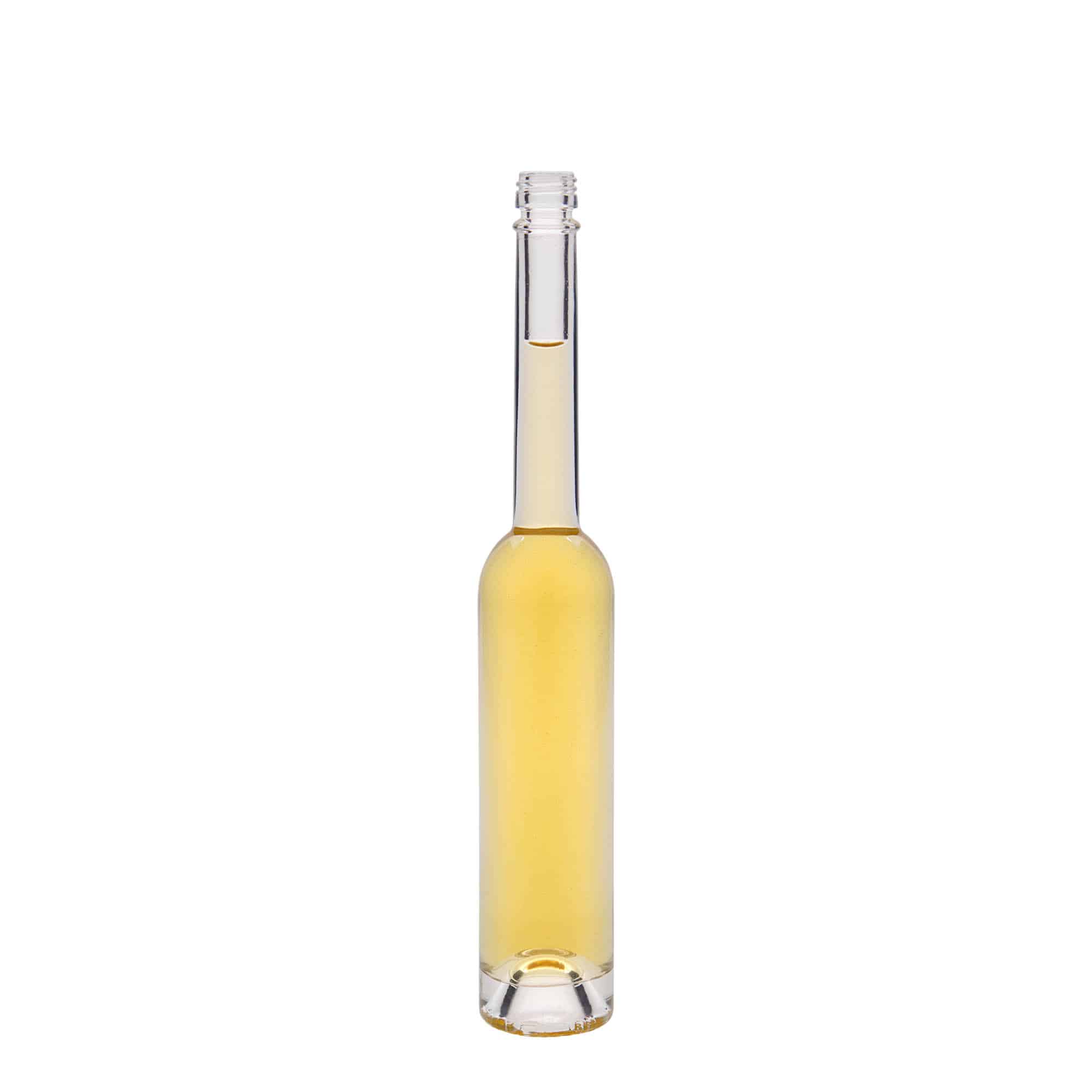 100 ml steklena steklenica »Platina«, ustje: PP 18