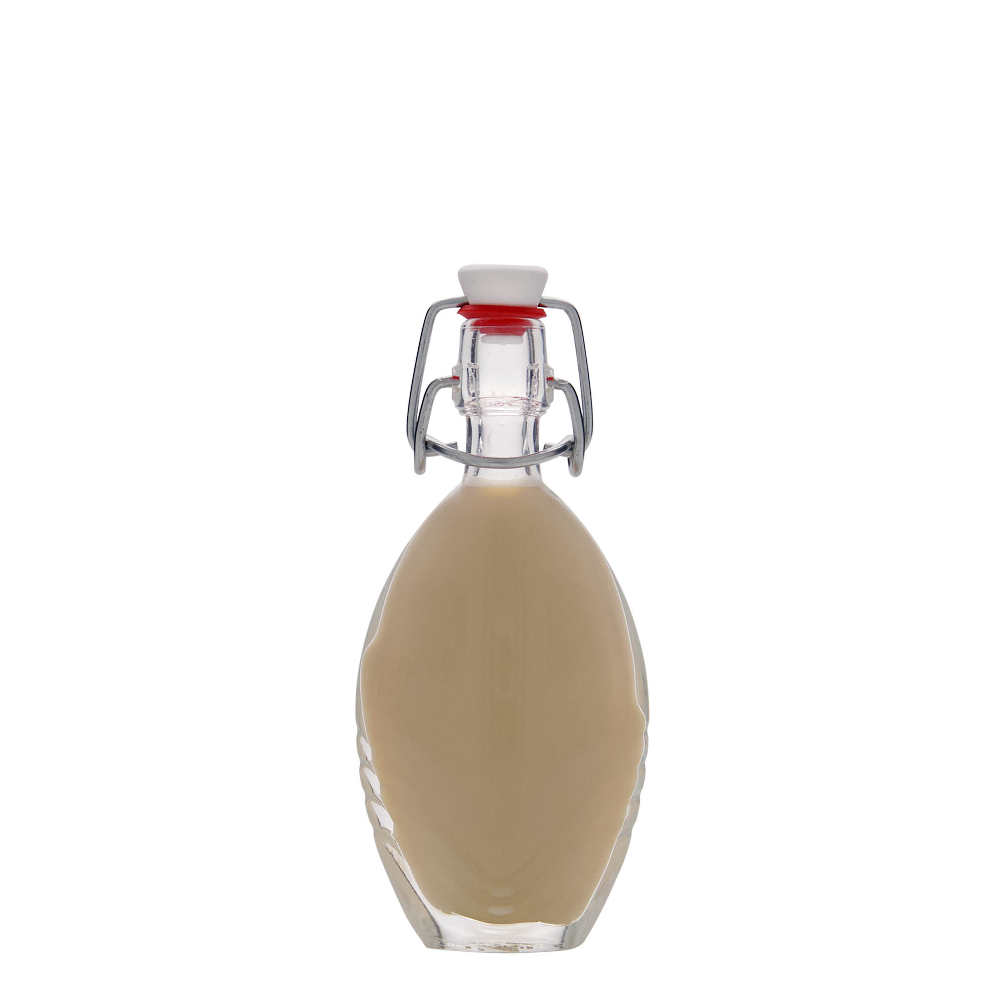 40 ml steklenička 'Florence', ovalna, odprtina: s sponko zapirala 40 ml steklenička 'Florence', ovalna, odprtina: s sponko zapirala
