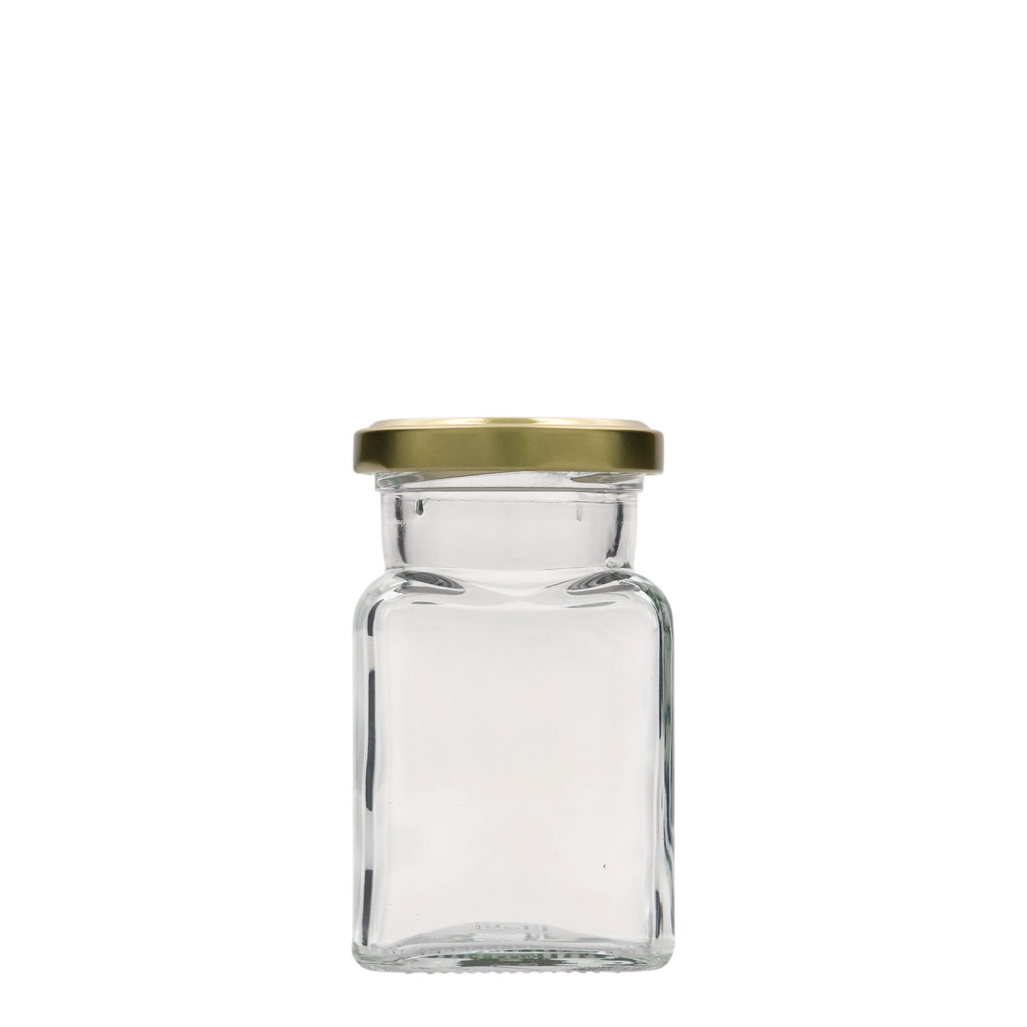 150 ml kvadratni kozarec, odprtina: Twist-Off (TO 53)