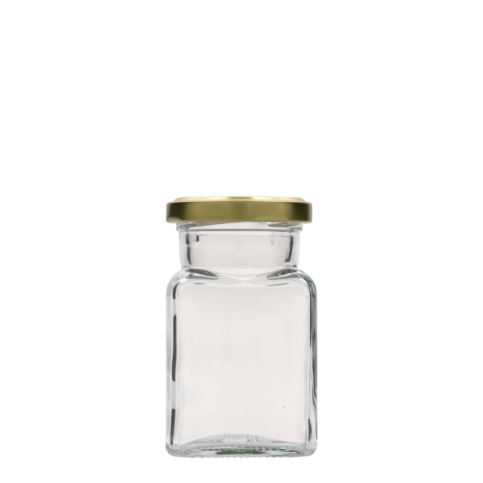 150 ml kvadratni kozarec, odprtina: Twist-Off (TO 53)