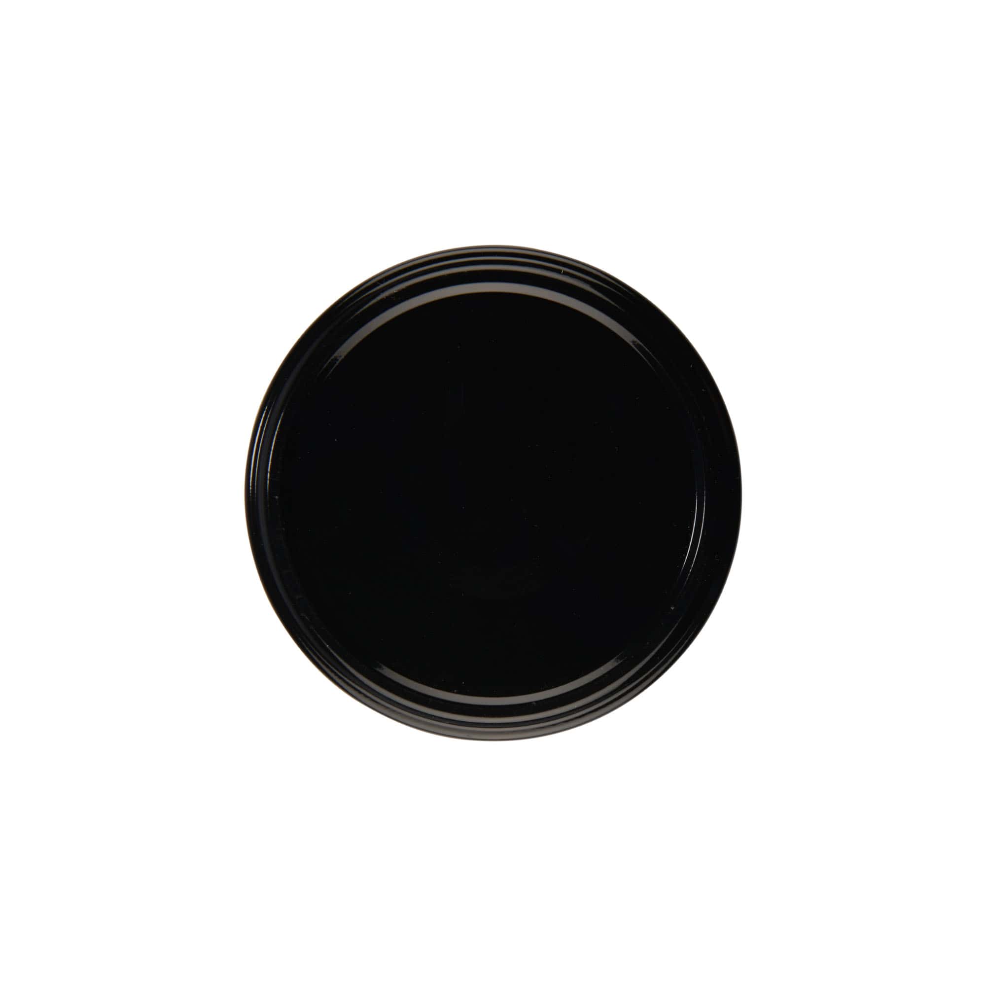 Twist-Off pokrovček, belo pločevino, črn, za odprtino: TO 82 Twist-Off pokrovček, belo pločevino, črn, za odprtino: TO 82