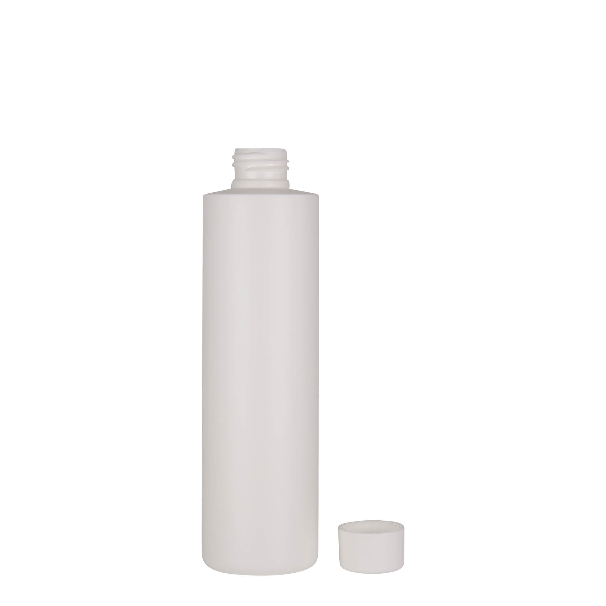 250 ml plastična steklenica 'Pipe', zelena HDPE, bela, odprtina: 24/410 250 ml plastična steklenica 'Pipe', zelena HDPE, bela, odprtina: 24/410