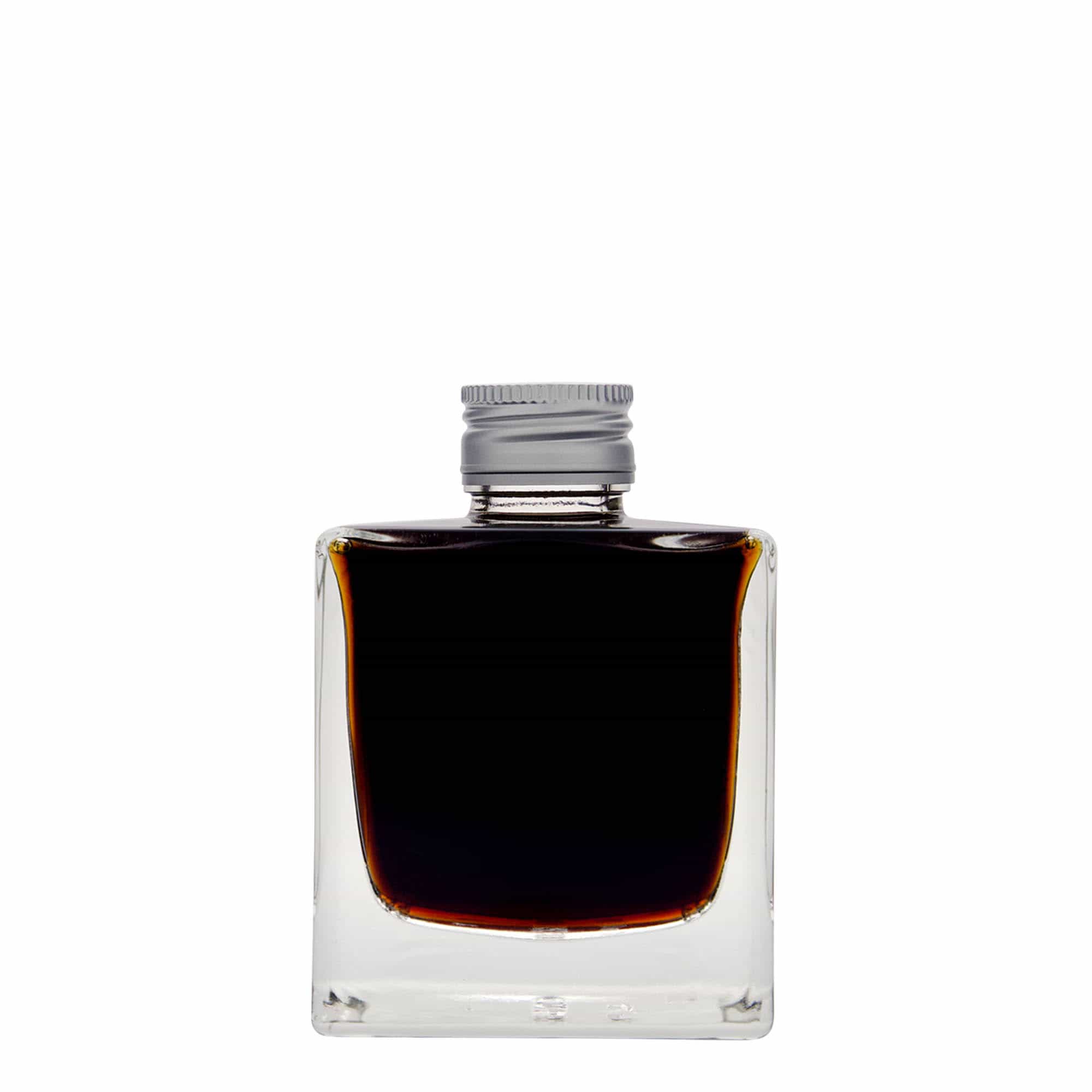 200 ml steklenička 'Cube', kvadratna, odprtina: PP 28