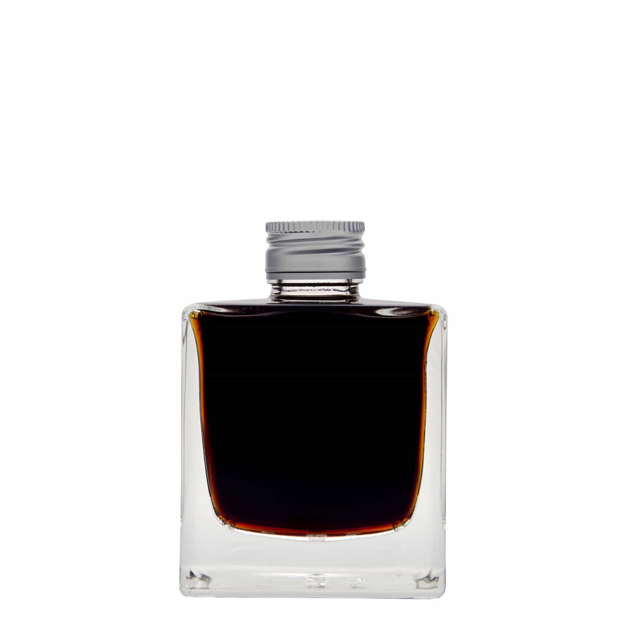 200 ml steklenička 'Cube', kvadratna, odprtina: PP 28