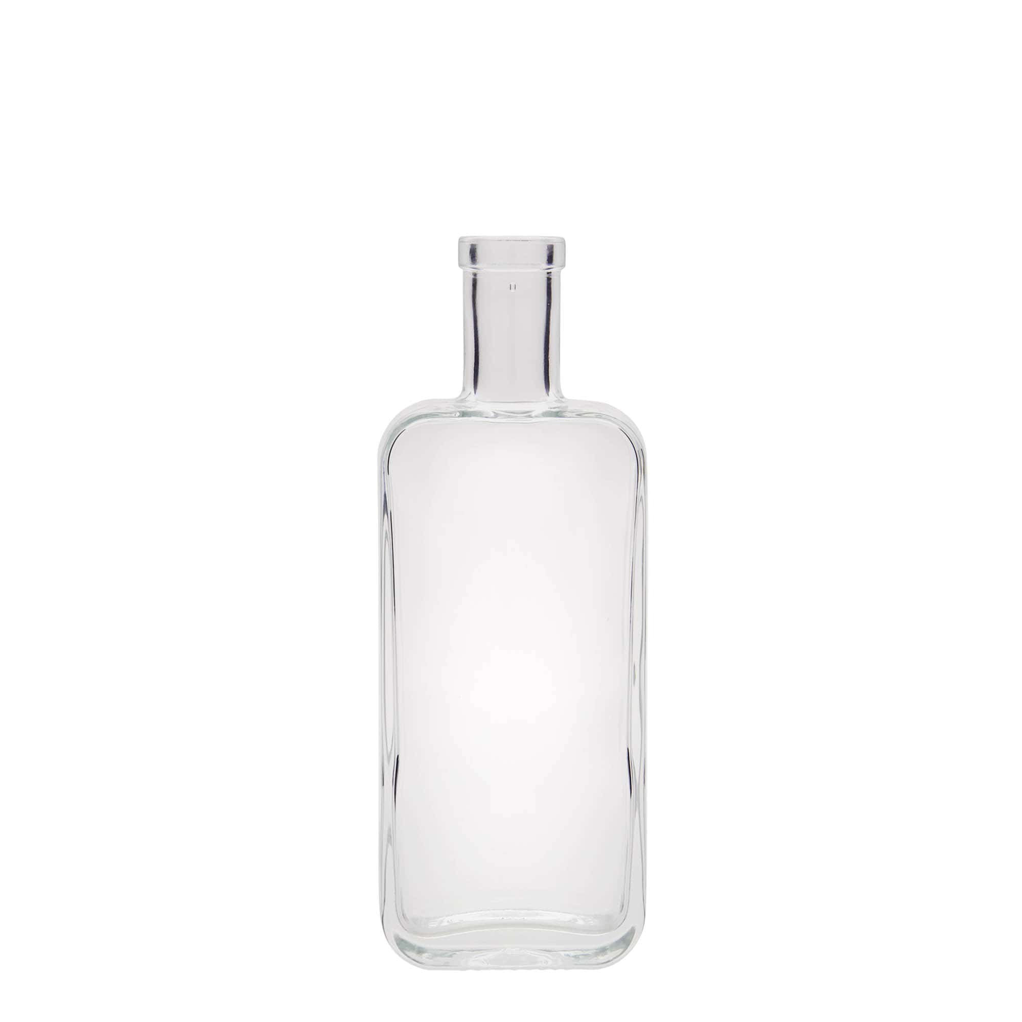 200 ml steklena steklenica »Nice«, pravokotna, ustje: pluta 200 ml steklena steklenica »Nice«, pravokotna, ustje: pluta