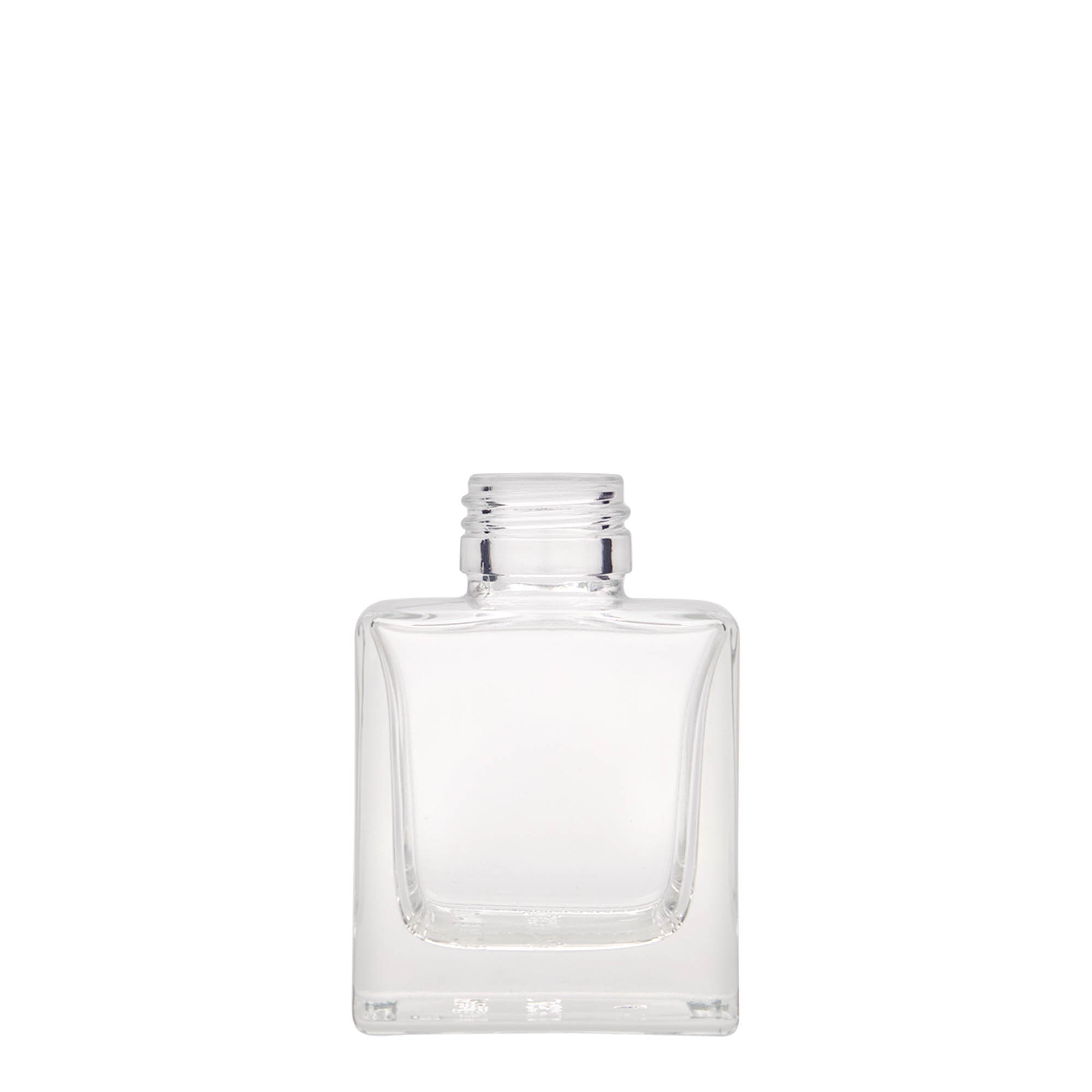 100 ml steklenička 'Cube', kvadratna, odprtina: PP 28 100 ml steklenička 'Cube', kvadratna, odprtina: PP 28
