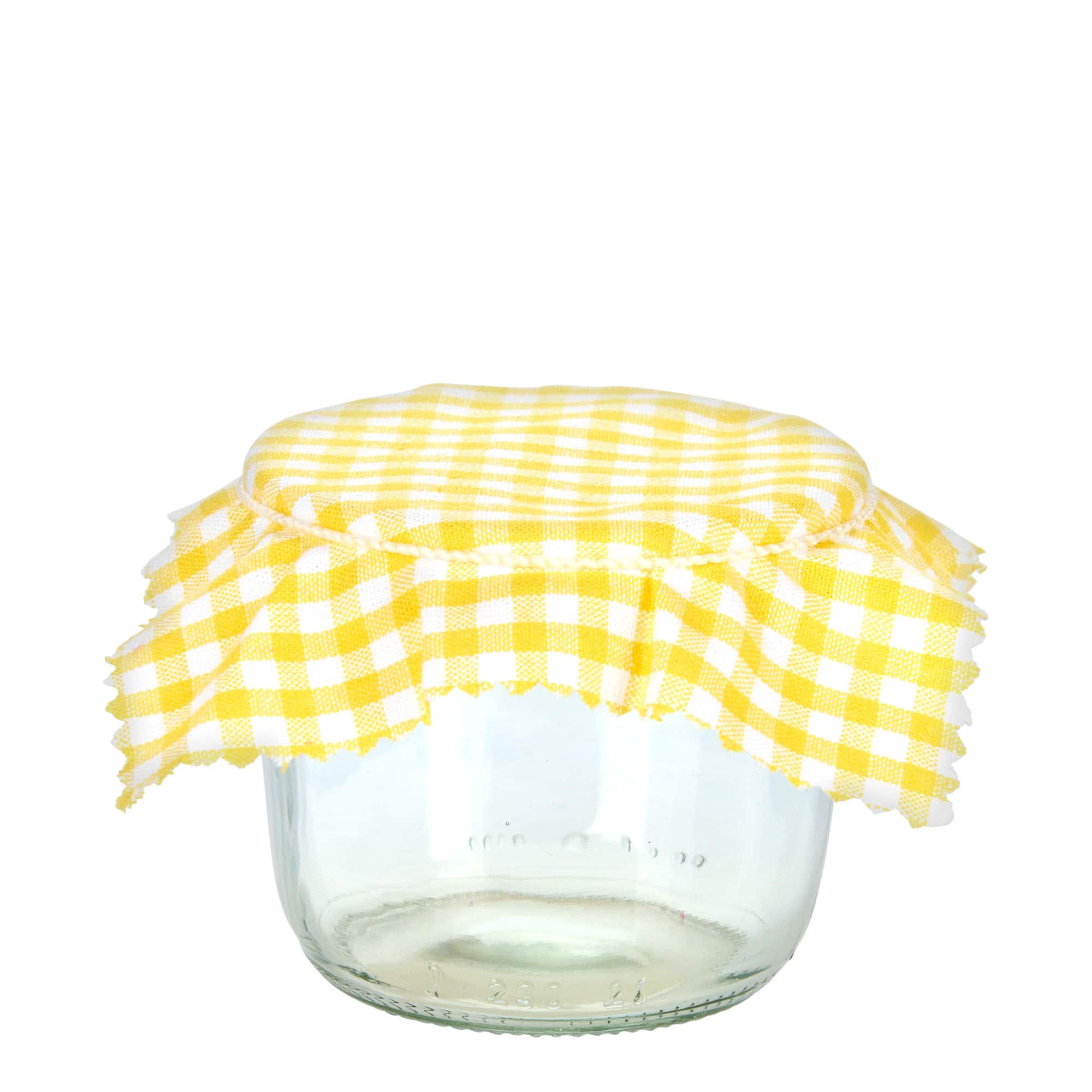 Tkaninska prtiček karo vzorec 12x12, kvadratna oblika, tekstil, rumena, odprtina: TO38-TO53