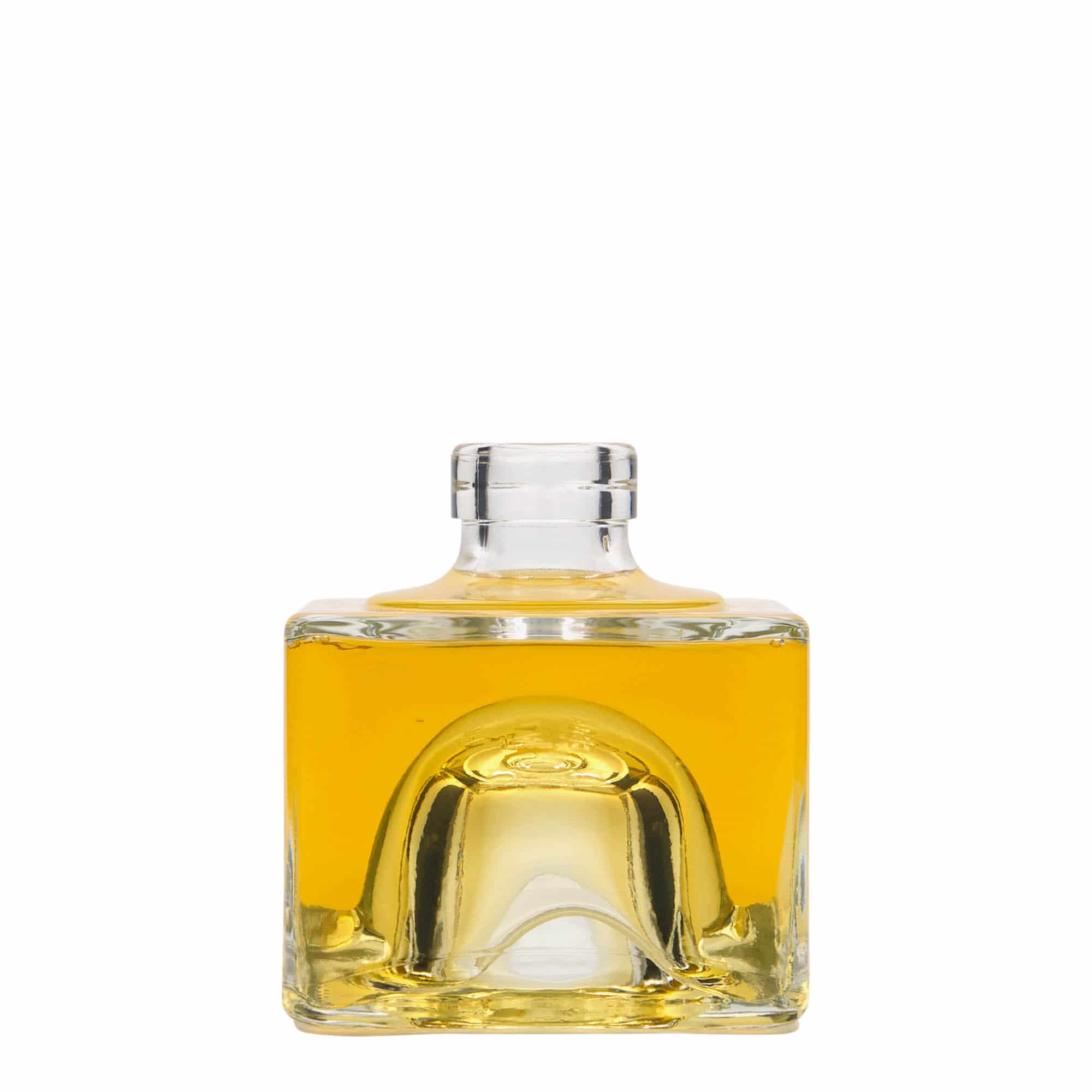 200 ml steklena steklenica »Cocolores«, kvadratna, ustje: pluta