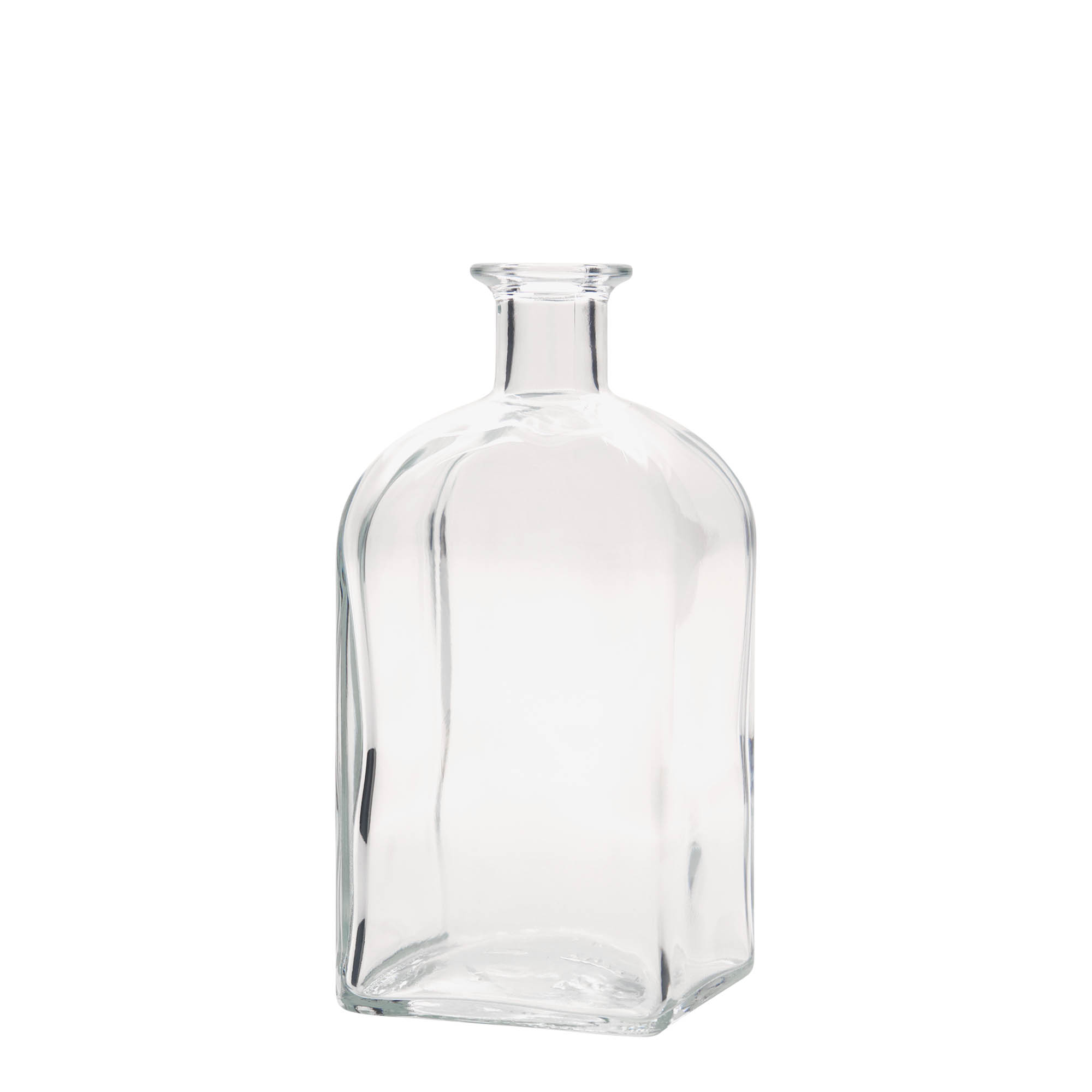 700 ml steklenica za lekarno Carré, kvadratna, odprtina: pluta