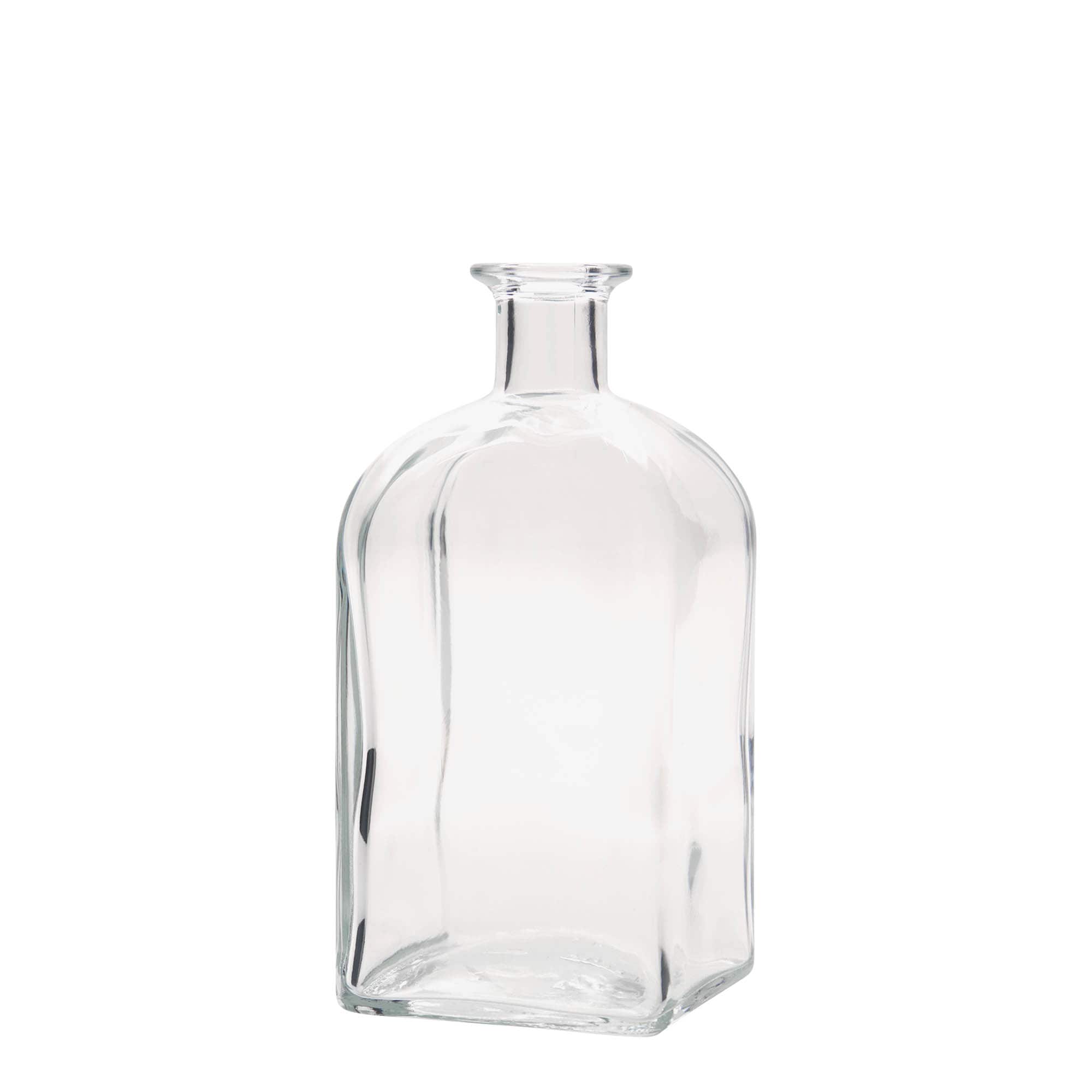 700 ml steklenica za lekarno Carré, kvadratna, odprtina: pluta