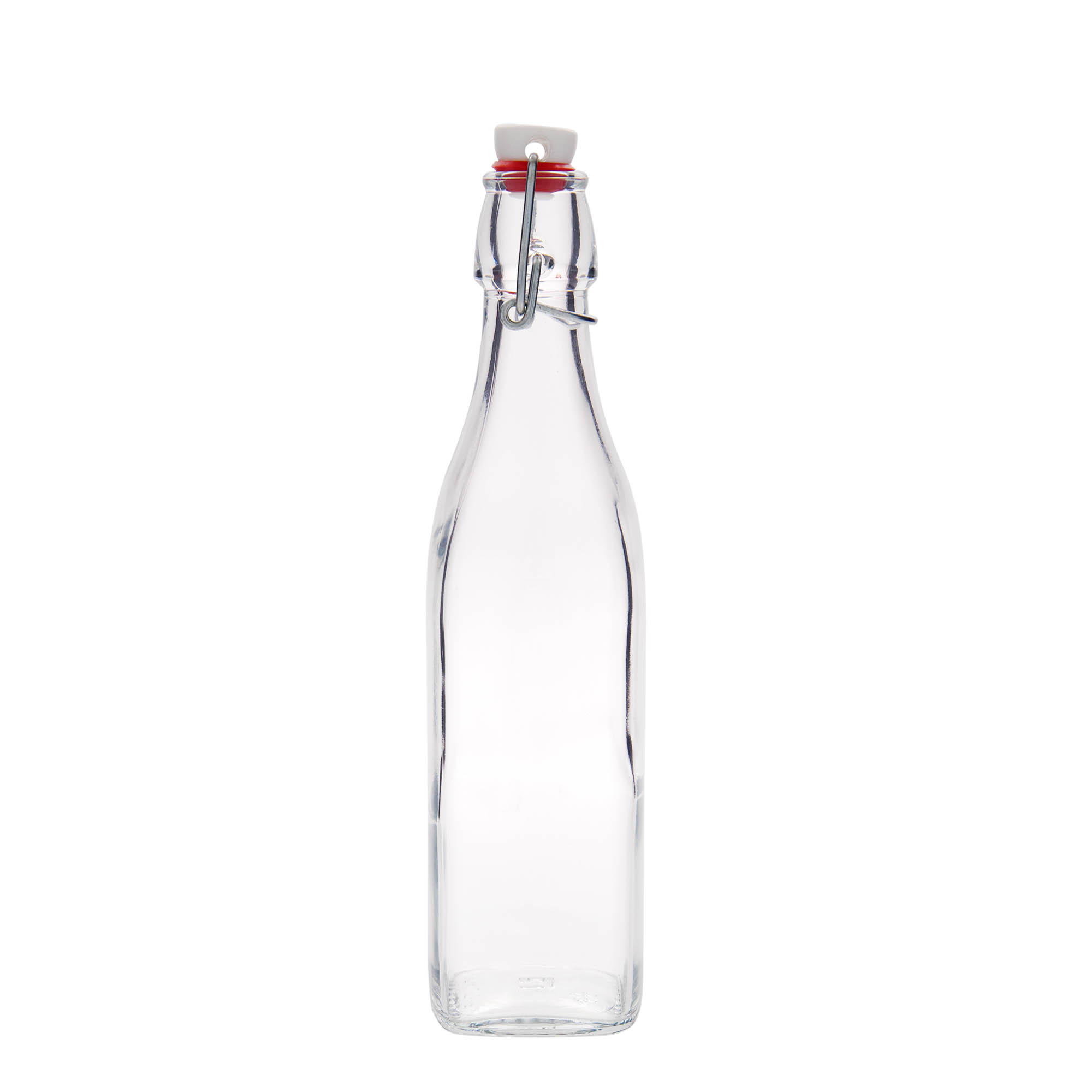 500 ml steklenica 'Swing, kvadratna, odprtina: sponka za zapiranje