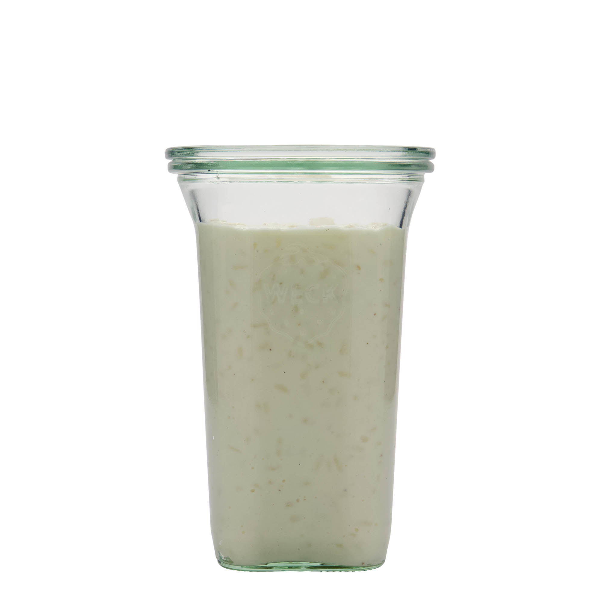 795 ml WECK-Quadroglas, kvadratno, odprtina: okrogla roba 795 ml WECK-Quadroglas, kvadratno, odprtina: okrogla roba