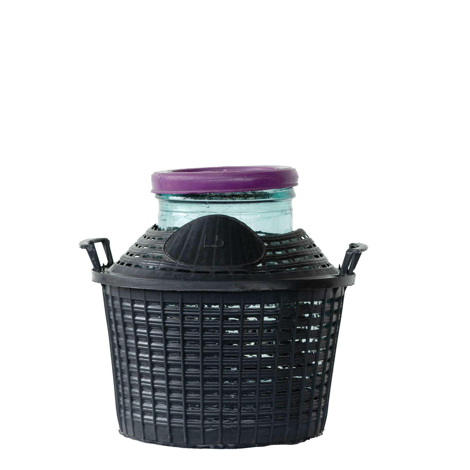 5 l balonska steklenica širokega grla, steklo, odprtina: pokrov z zaskočno sponko 5 l balonska steklenica širokega grla, steklo, odprtina: pokrov z zaskočno sponko