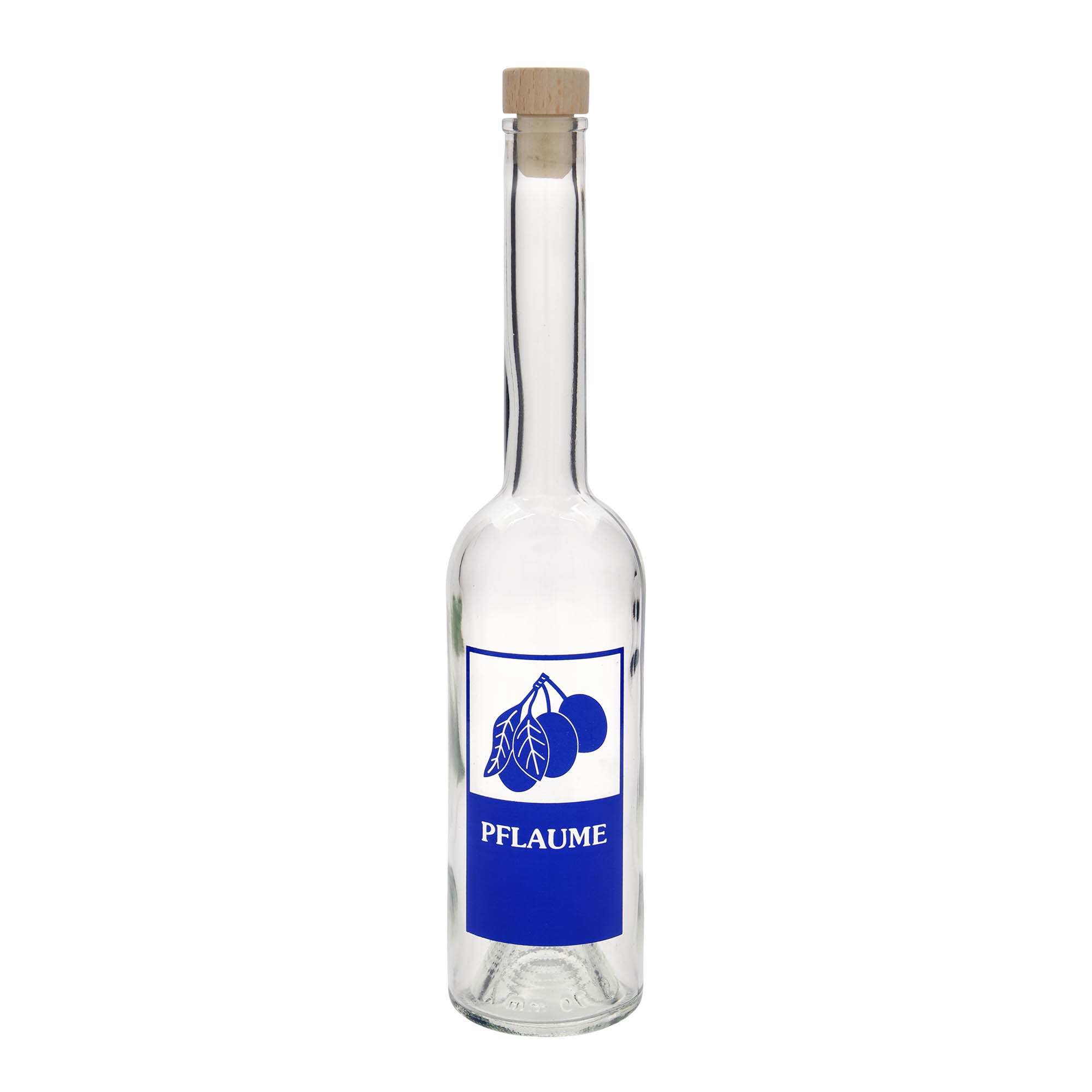 500 ml steklenica 'Opera', motiv: sliva, odprtina: pluta