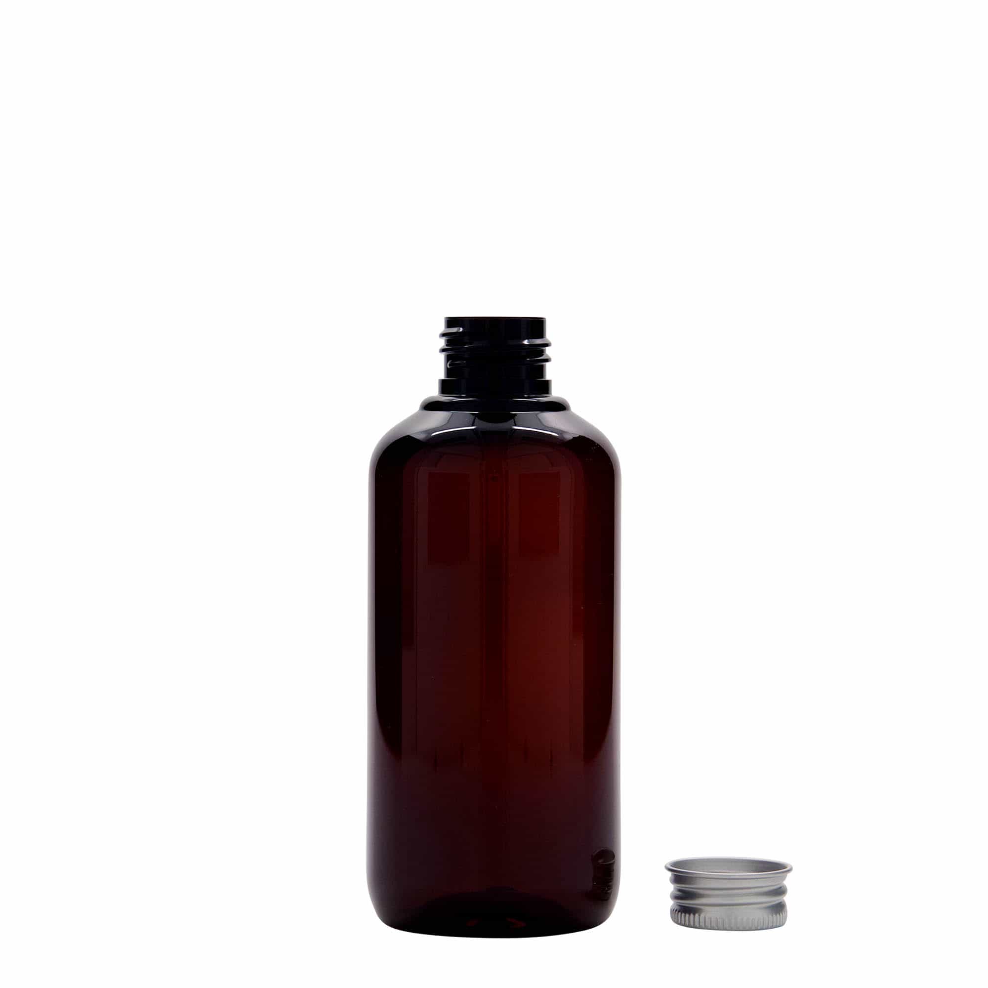 200 ml reciklirana plastična steklenica 'Victor's Best', PCR, rjava, odprtina: 24/410