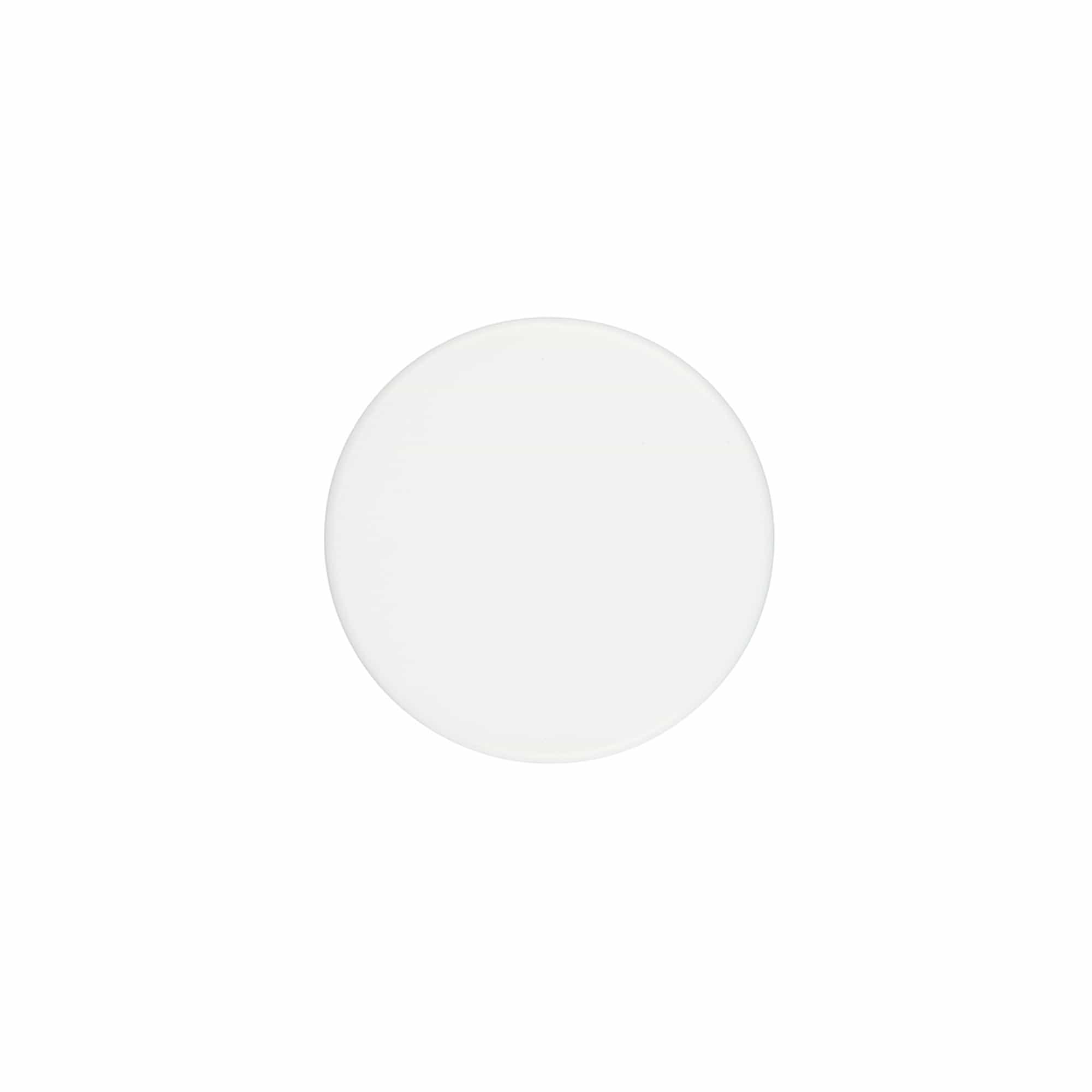 Zavrtni pokrovček za 60 ml 'Brown Line', HPM-plastika, bel