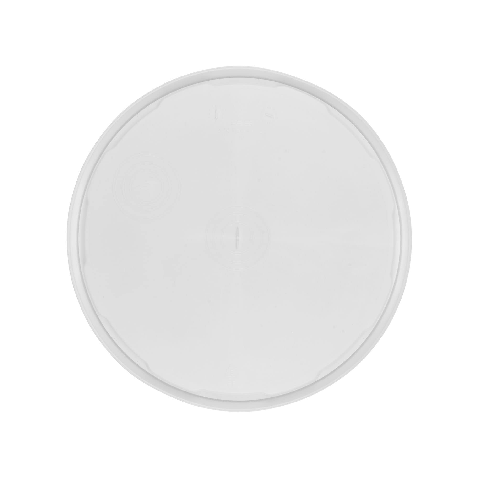 Pokrov za 12,5 l vedro, plastika PP, bela