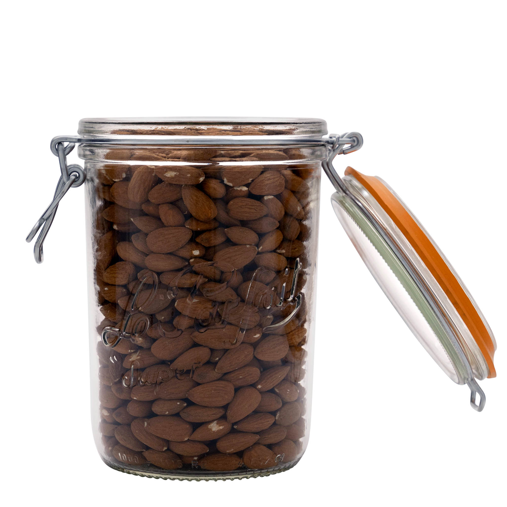 1.000 ml steklen kozarec z žično zaponko 'Le Parfait Super Terrine', odprtina: zapiranje z žično zaponko