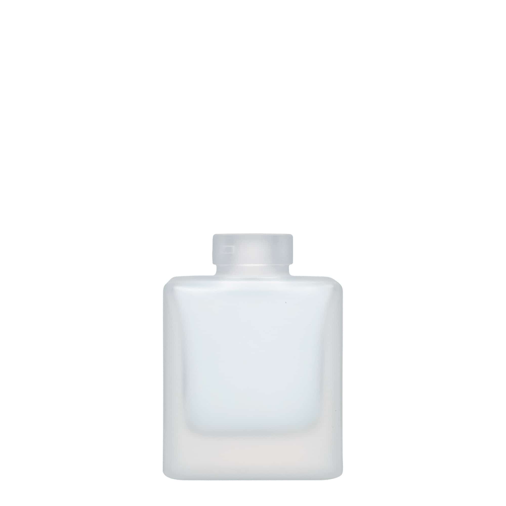 100 ml steklena steklenica »Cube«, kvadratna, motna, ustje: pluta 100 ml steklena steklenica »Cube«, kvadratna, motna, ustje: pluta