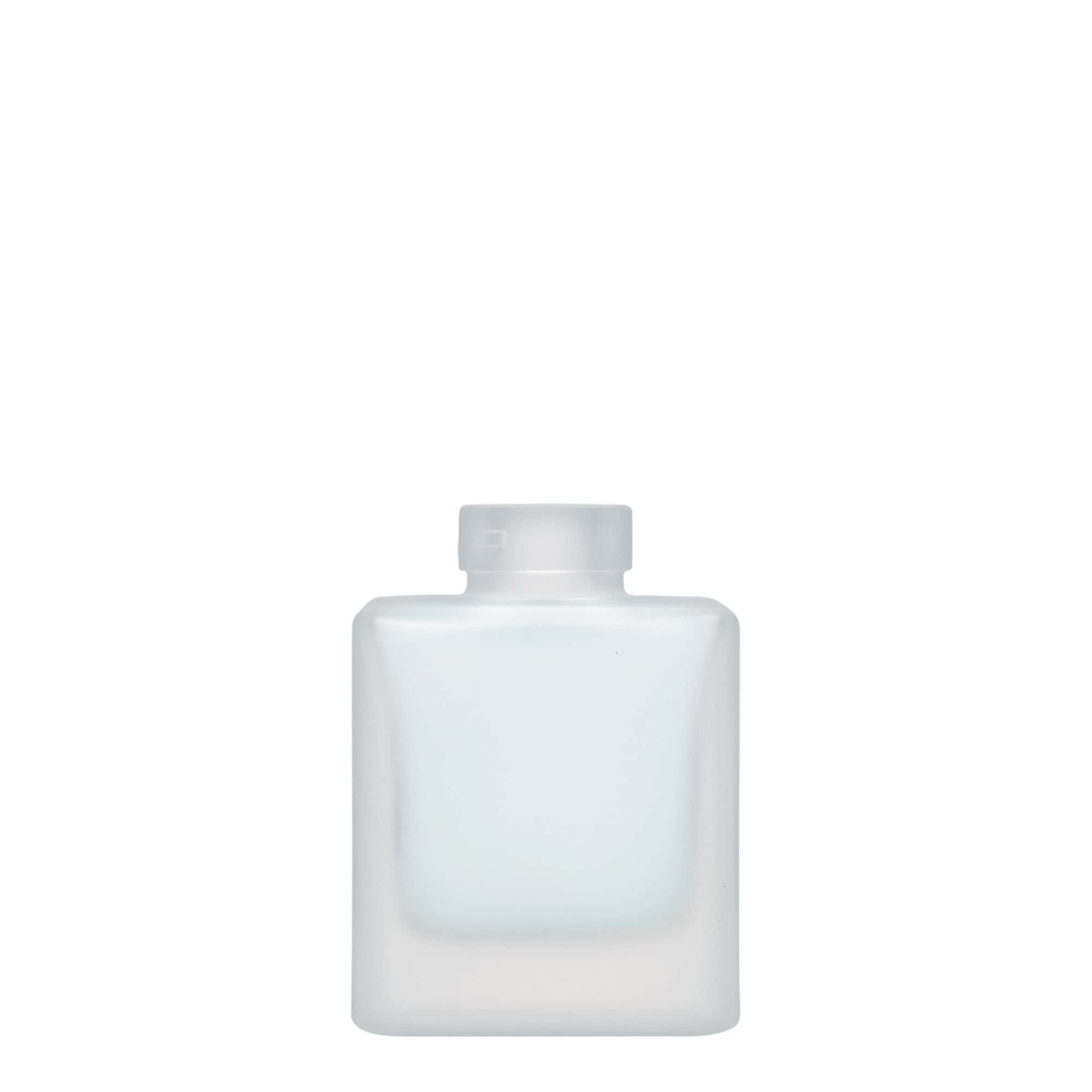 100 ml steklenička 'Cube', kvadratna, zmrznjena, odprtina: zamašek