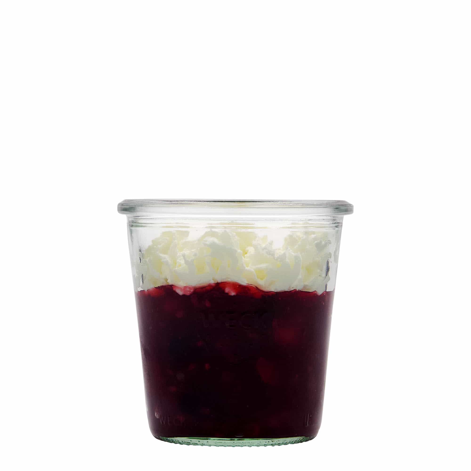 290 ml stekleni kozarec WECK, ustje: Okrogel rob