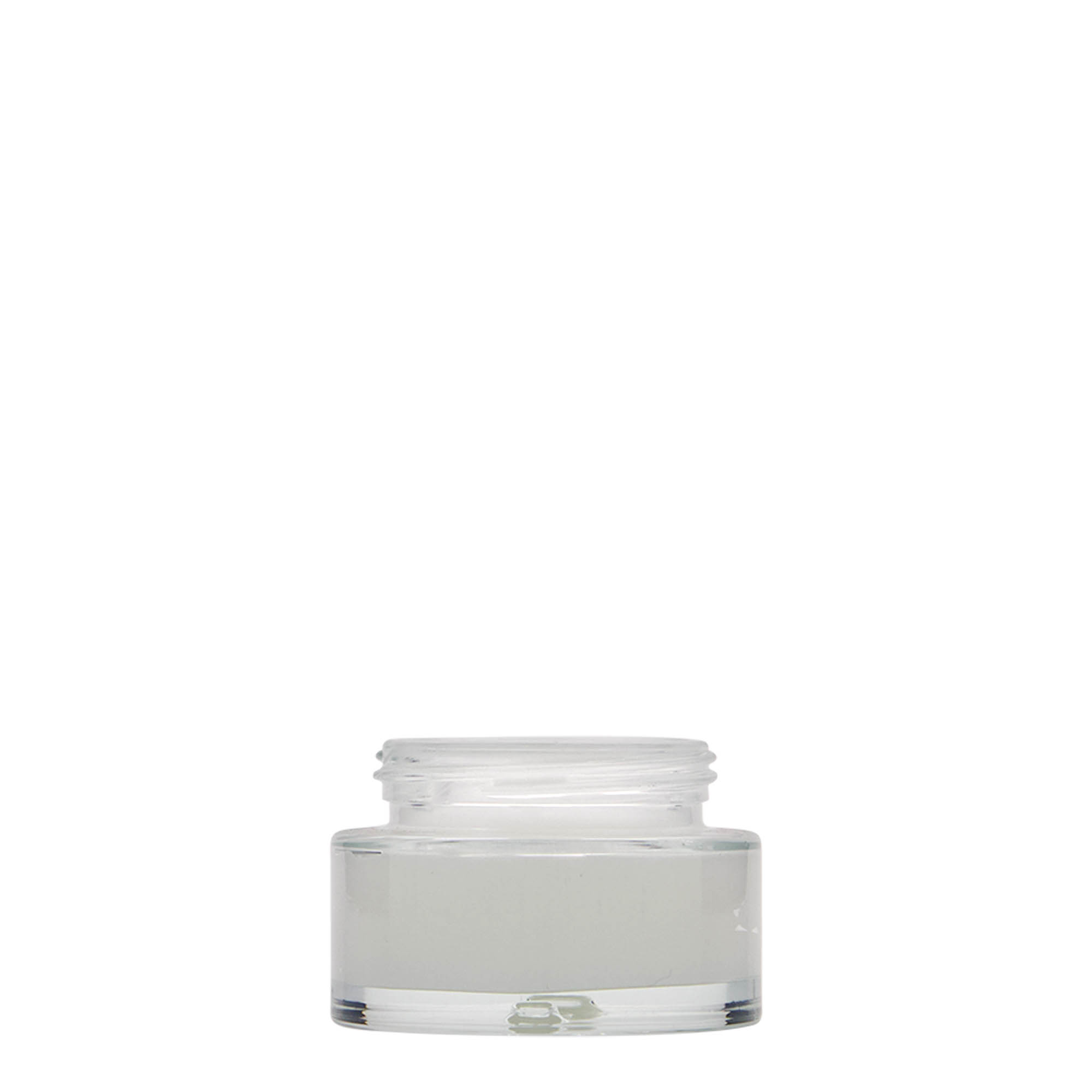 30 ml lonček 'Clear Edition', steklo, odprtina: navojni pokrov