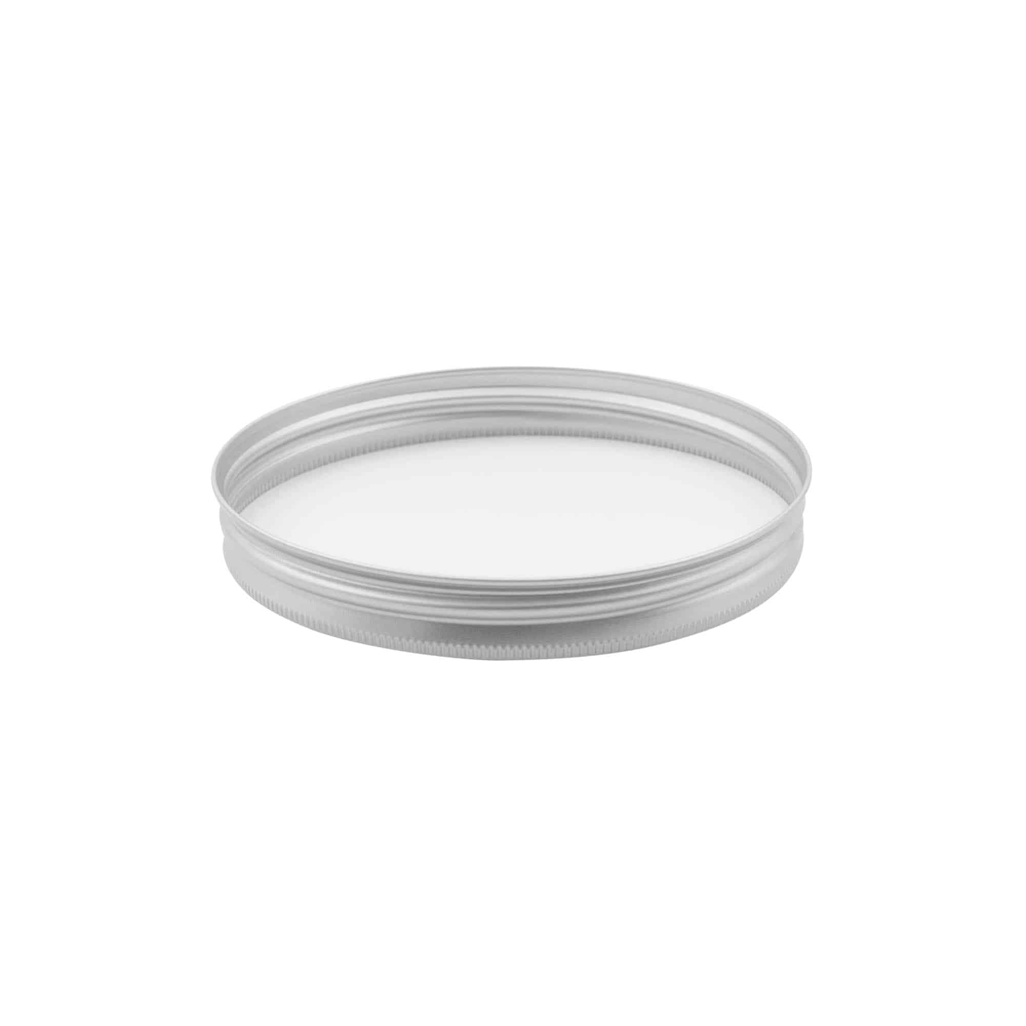 Vijčni pokrovček, aluminij, srebrne barve, za odprtino: 100/400
