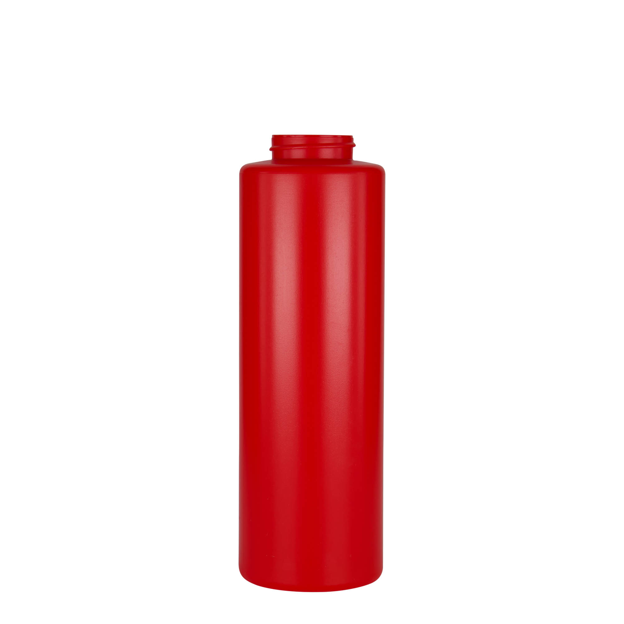 500 ml steklenica za omake, LDPE plastika, rdeča, odprtina: 38/400