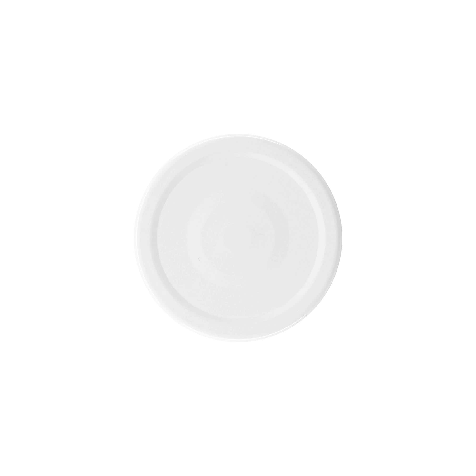 Globinski pokrov z navojem, bel pločevina, bel, za odprtino: Deep-TO 66 Globinski pokrov z navojem, bel pločevina, bel, za odprtino: Deep-TO 66